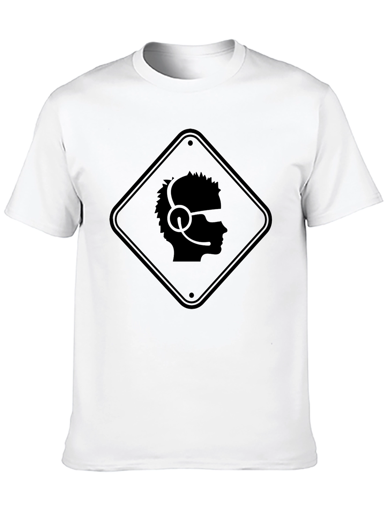 Gamer Profile T-Shirt - Caution Headset Zone Tee