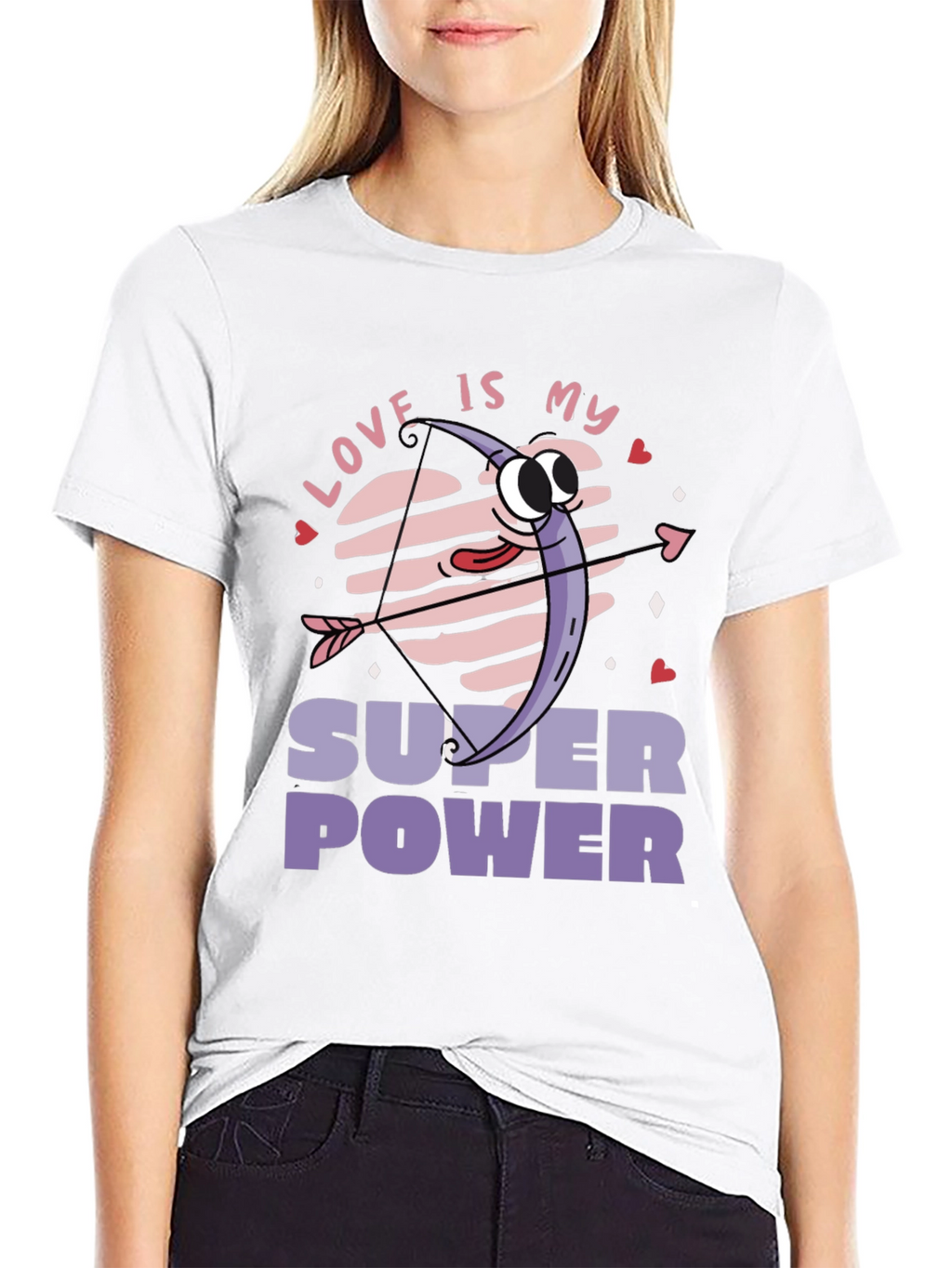 Love is My Superpower Graphic T-Shirt