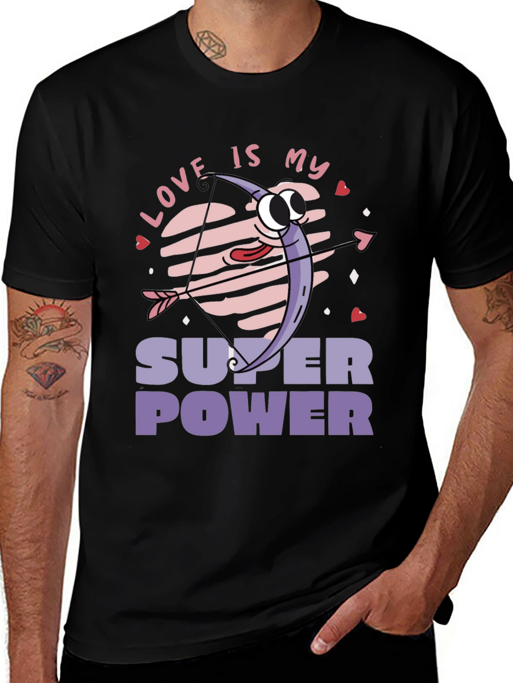 Love is My Superpower Graphic T-Shirt