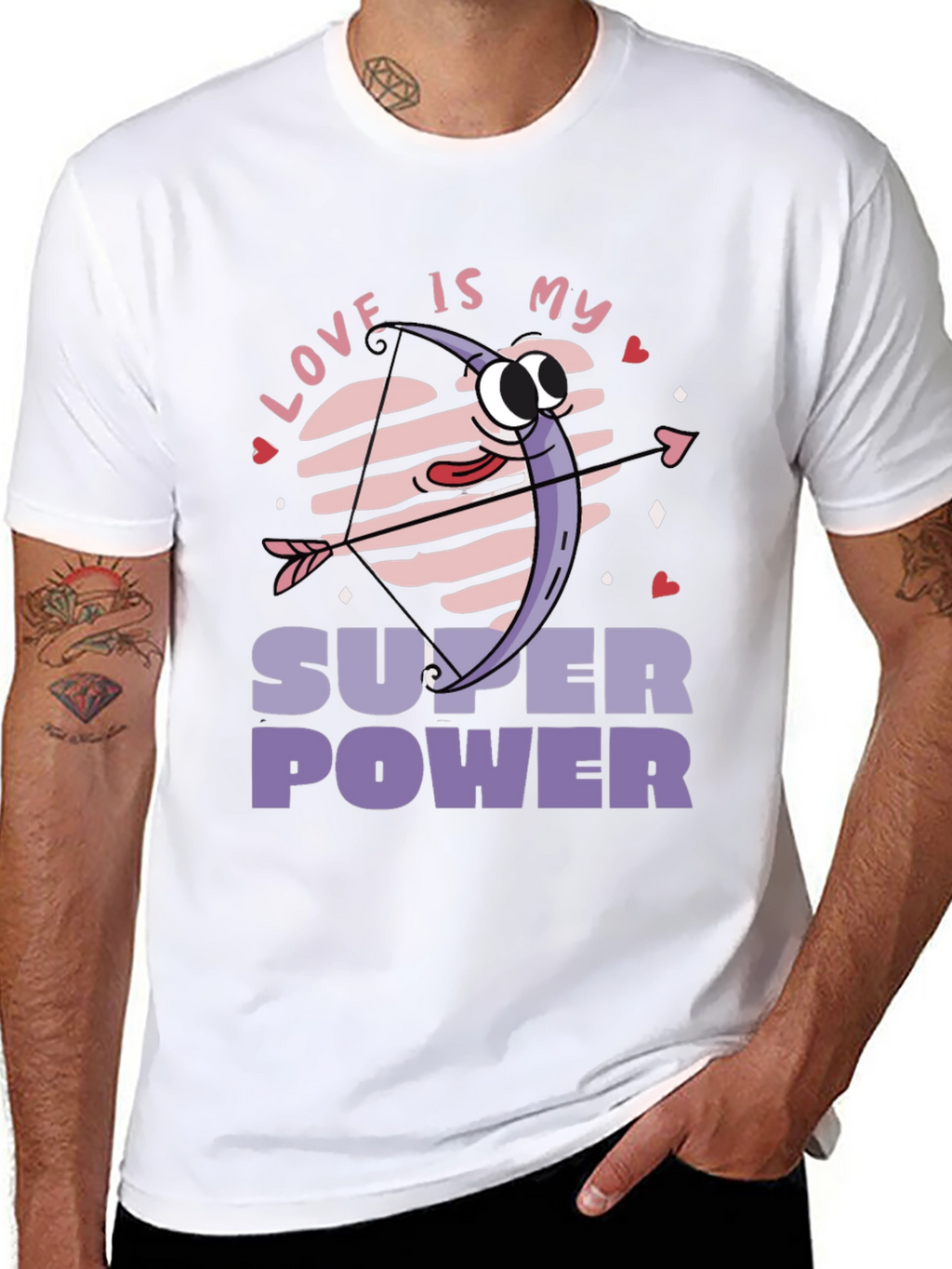 Love is My Superpower Graphic T-Shirt