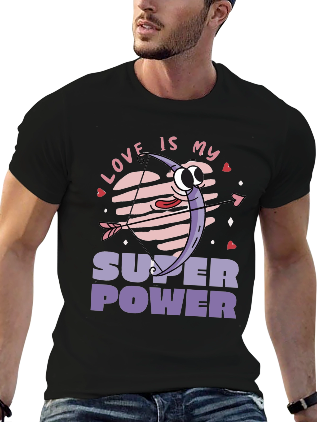 Love is My Superpower Graphic T-Shirt