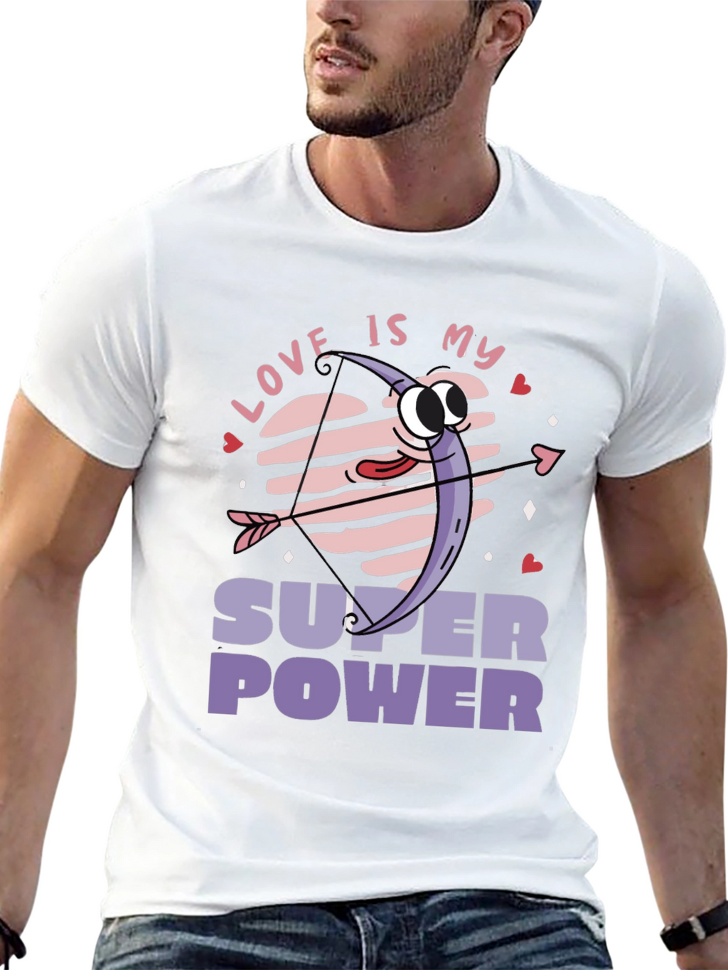 Love is My Superpower Graphic T-Shirt