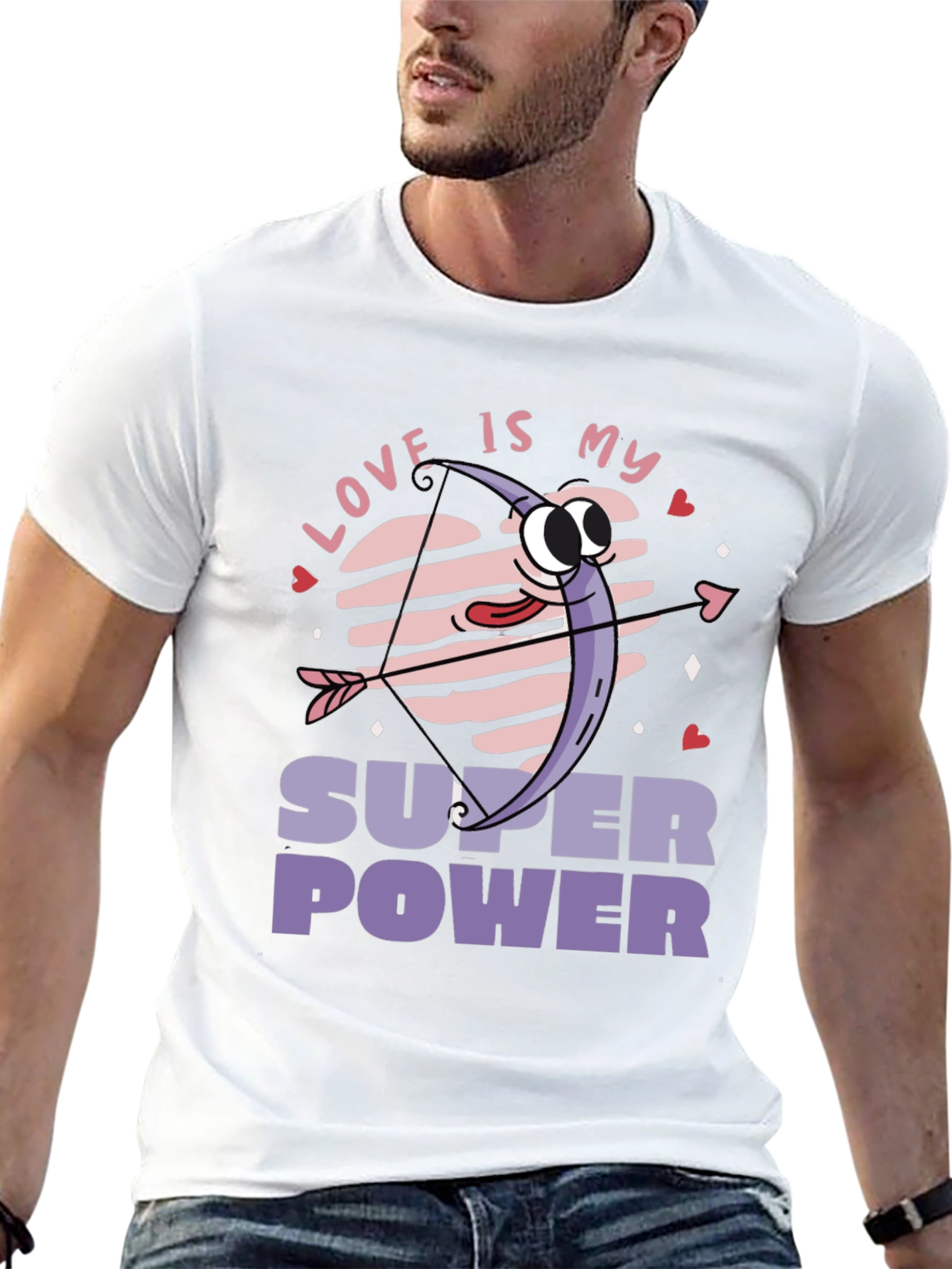 Love is My Superpower Graphic T-Shirt