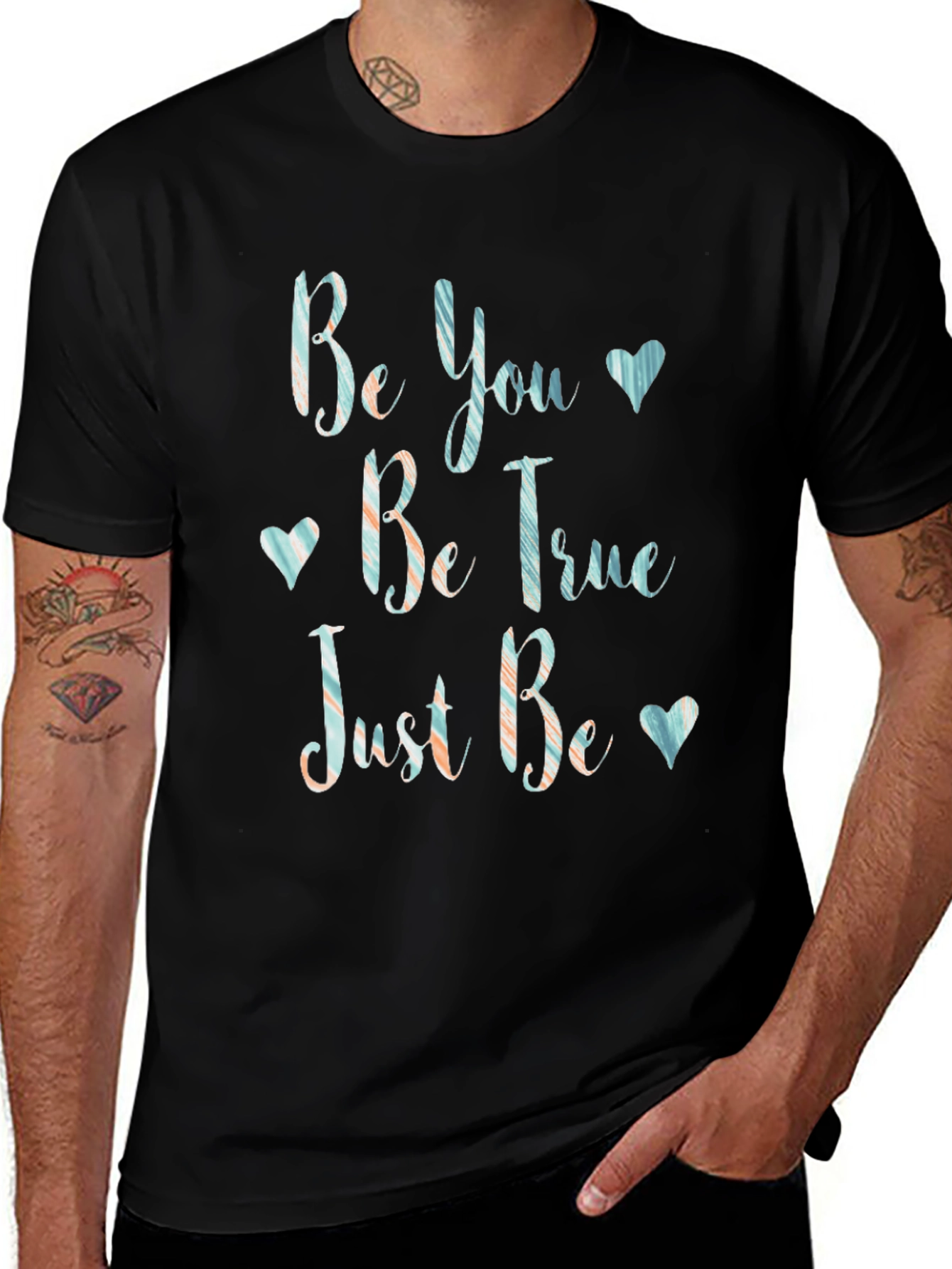 Be You Be True T-Shirt - Inspirational Graphic Tee