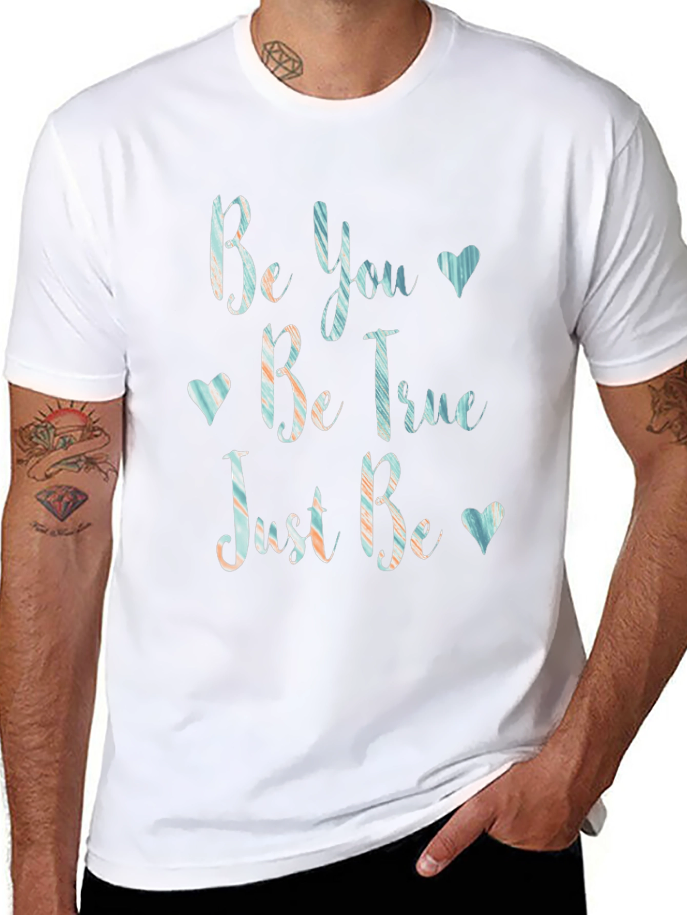 Be You Be True T-Shirt - Inspirational Graphic Tee