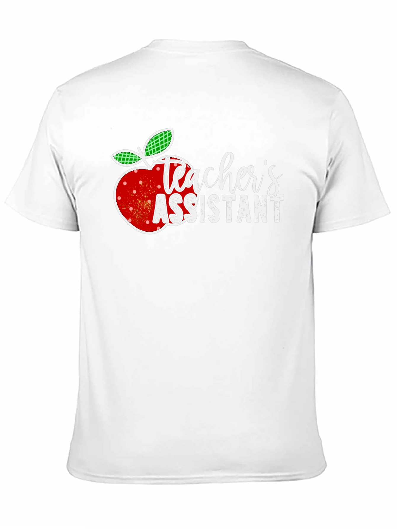Teachers Assistant Apple Graphic T-Shirt