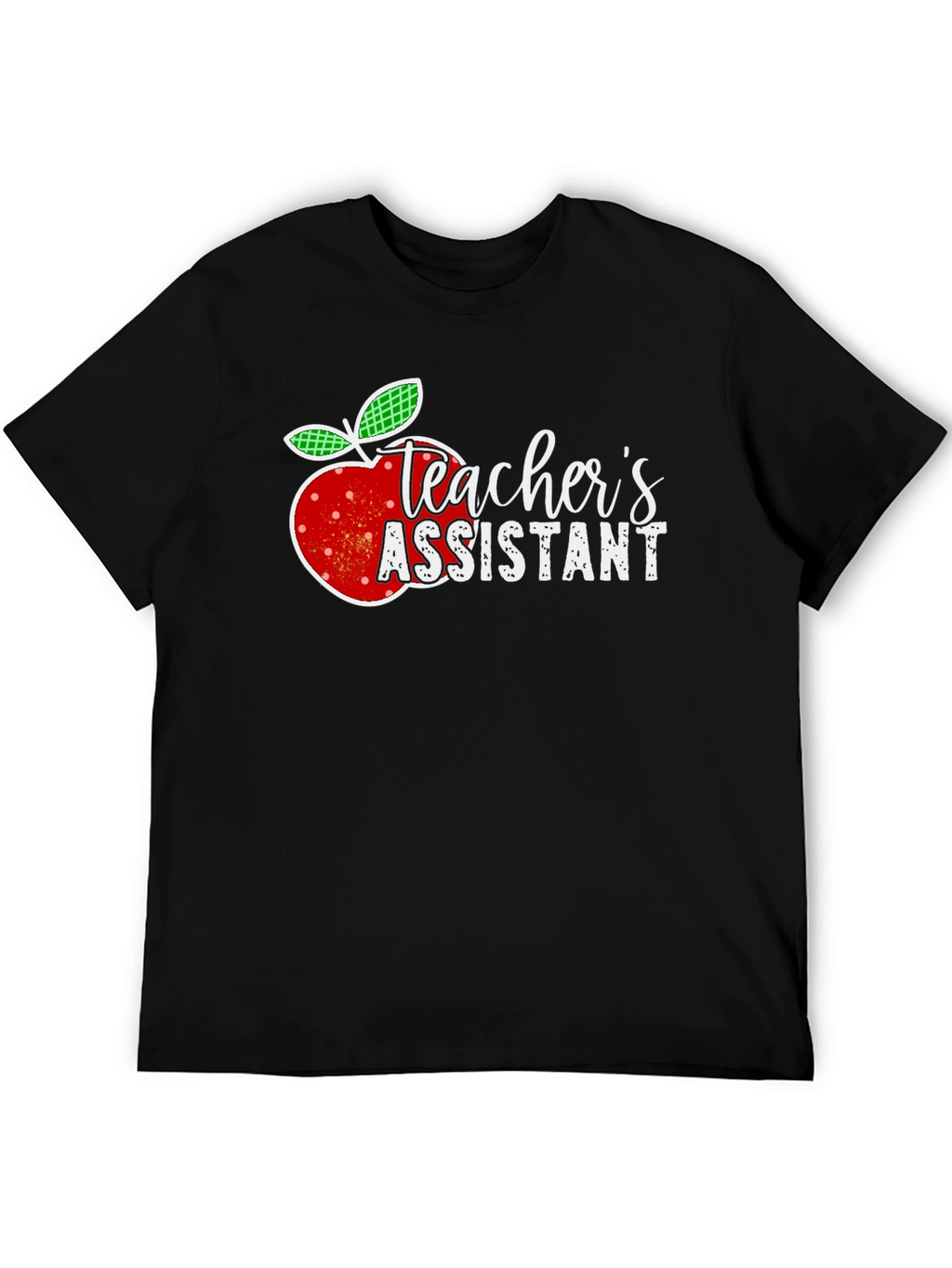 Teachers Assistant Apple Graphic T-Shirt