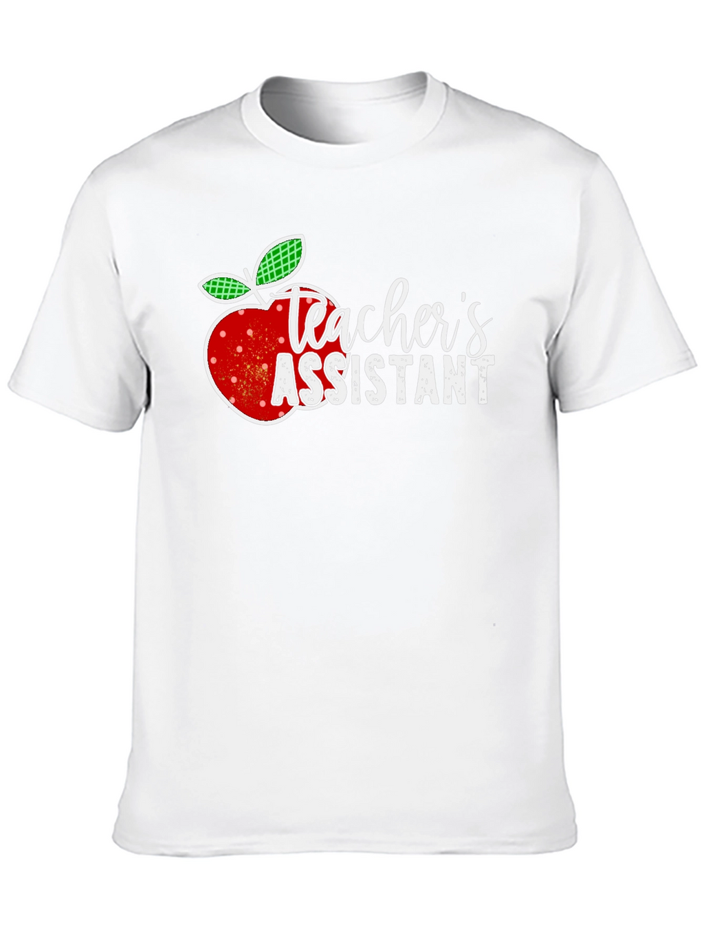 Teachers Assistant Apple Graphic T-Shirt
