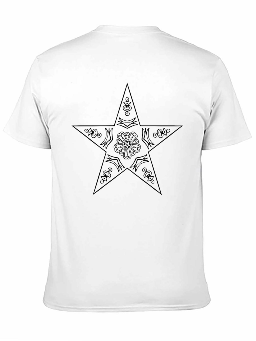 Black Star Graphic Tee - Stylish Casual Wear