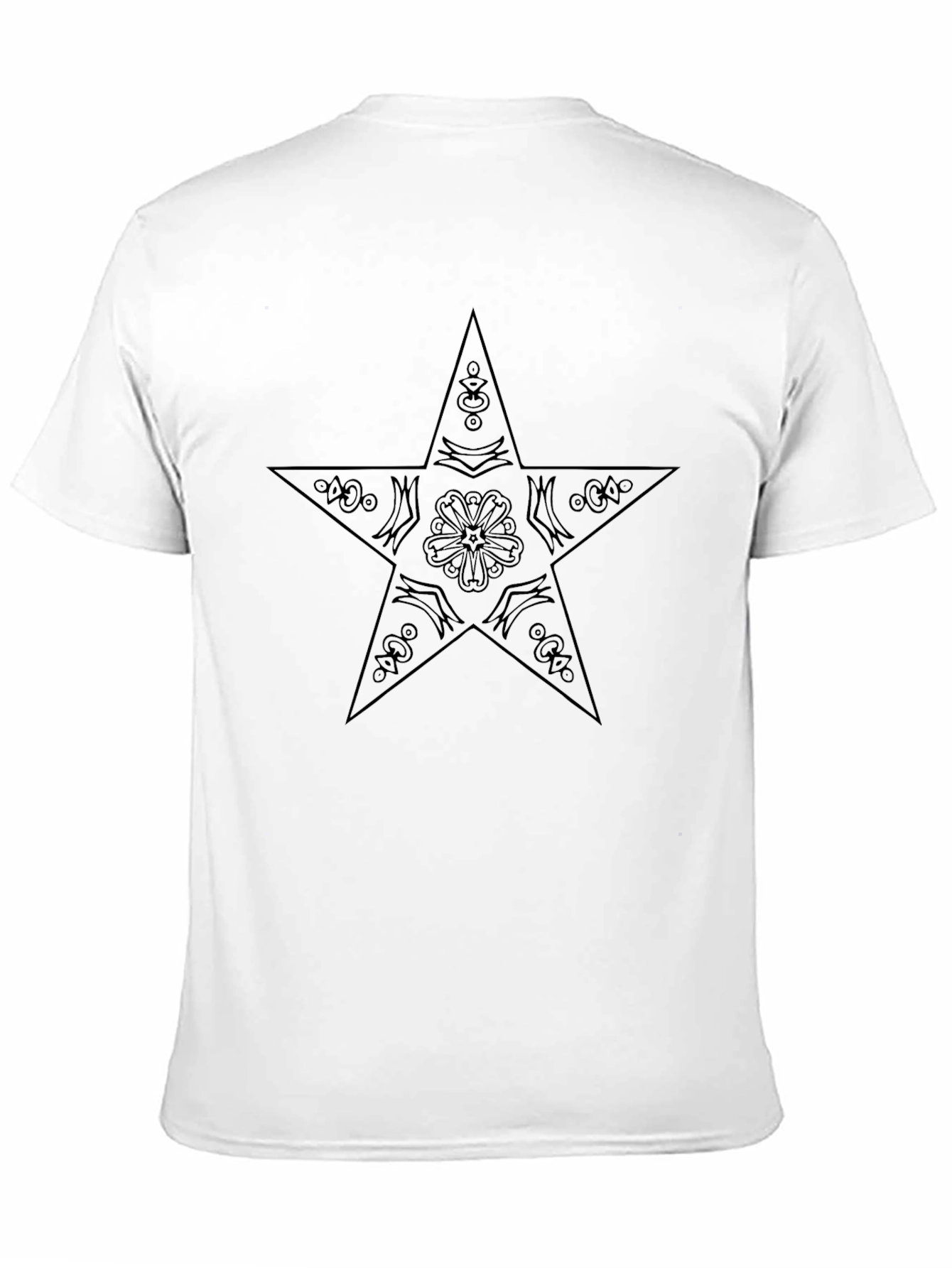 Black Star Graphic Tee - Stylish Casual Wear