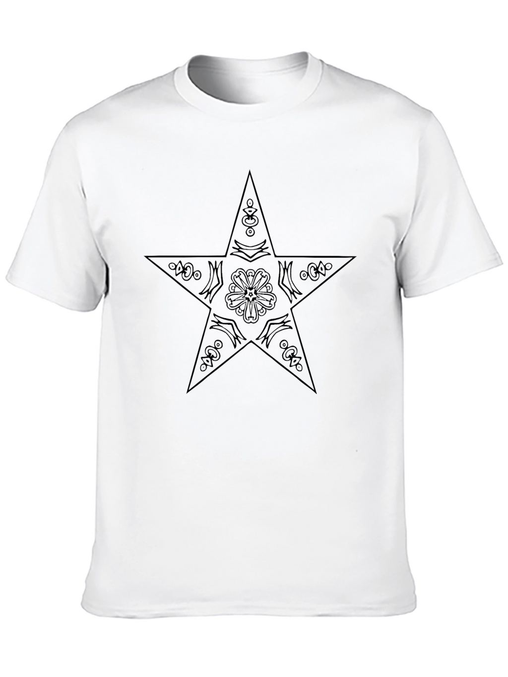 Black Star Graphic Tee - Stylish Casual Wear