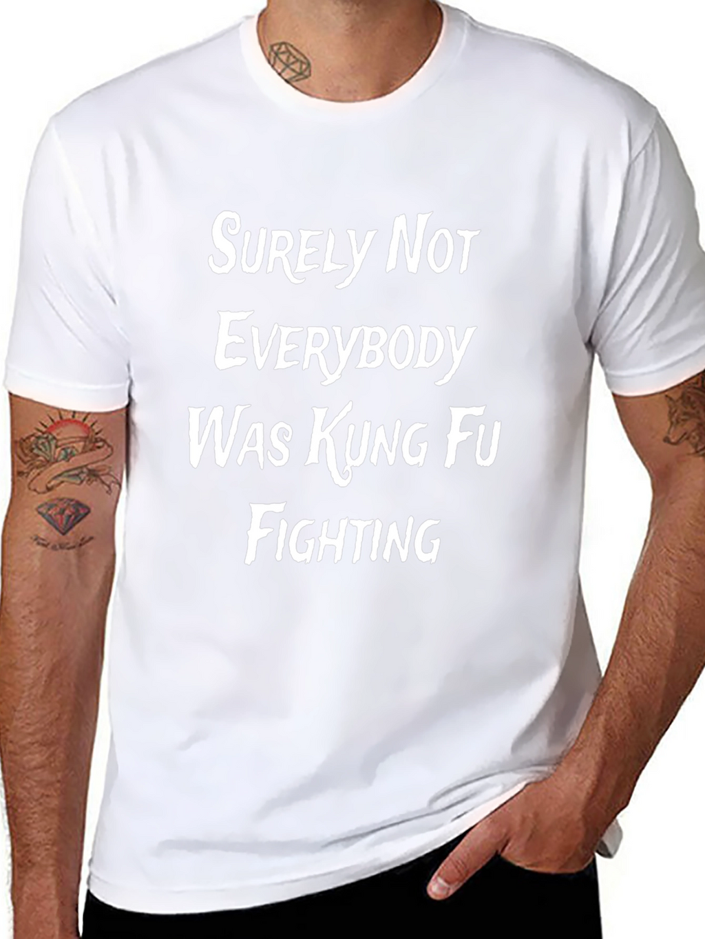 Kung Fu Fighting Graphic Tee - Funny T-Shirt