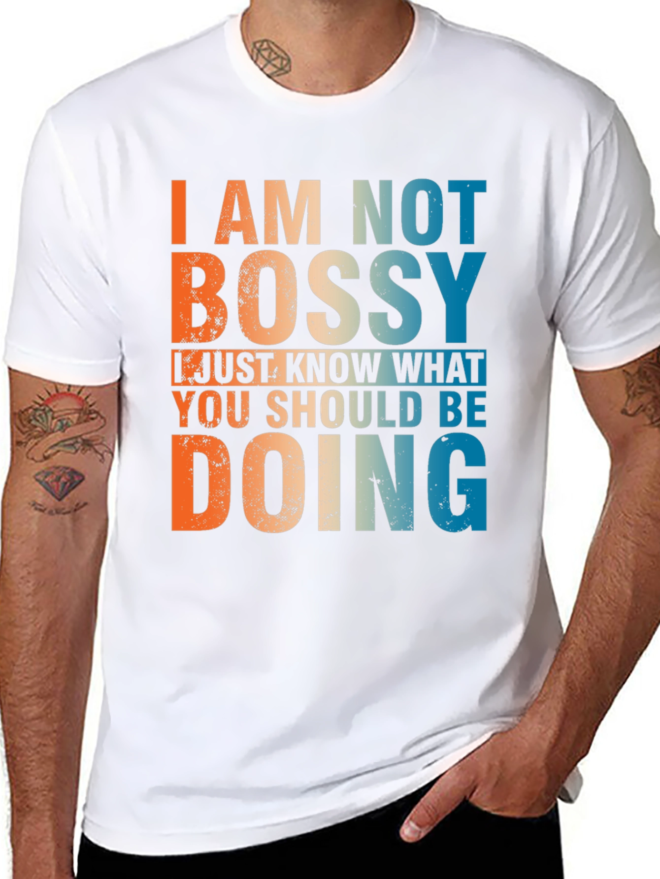 I am Not Bossy T-Shirt - Funny Slogan Tee