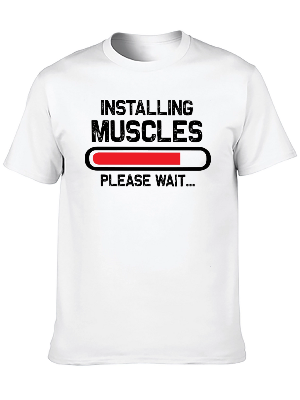Installing Muscles Funny Graphic T-Shirt