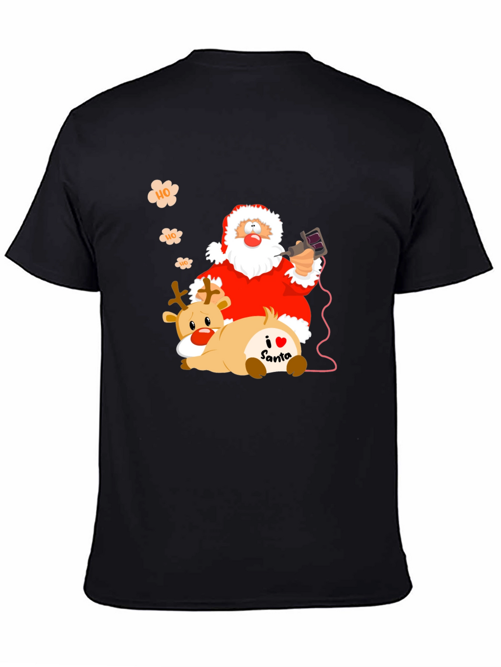 Santa Claus Tattoo Artist Graphic Tee