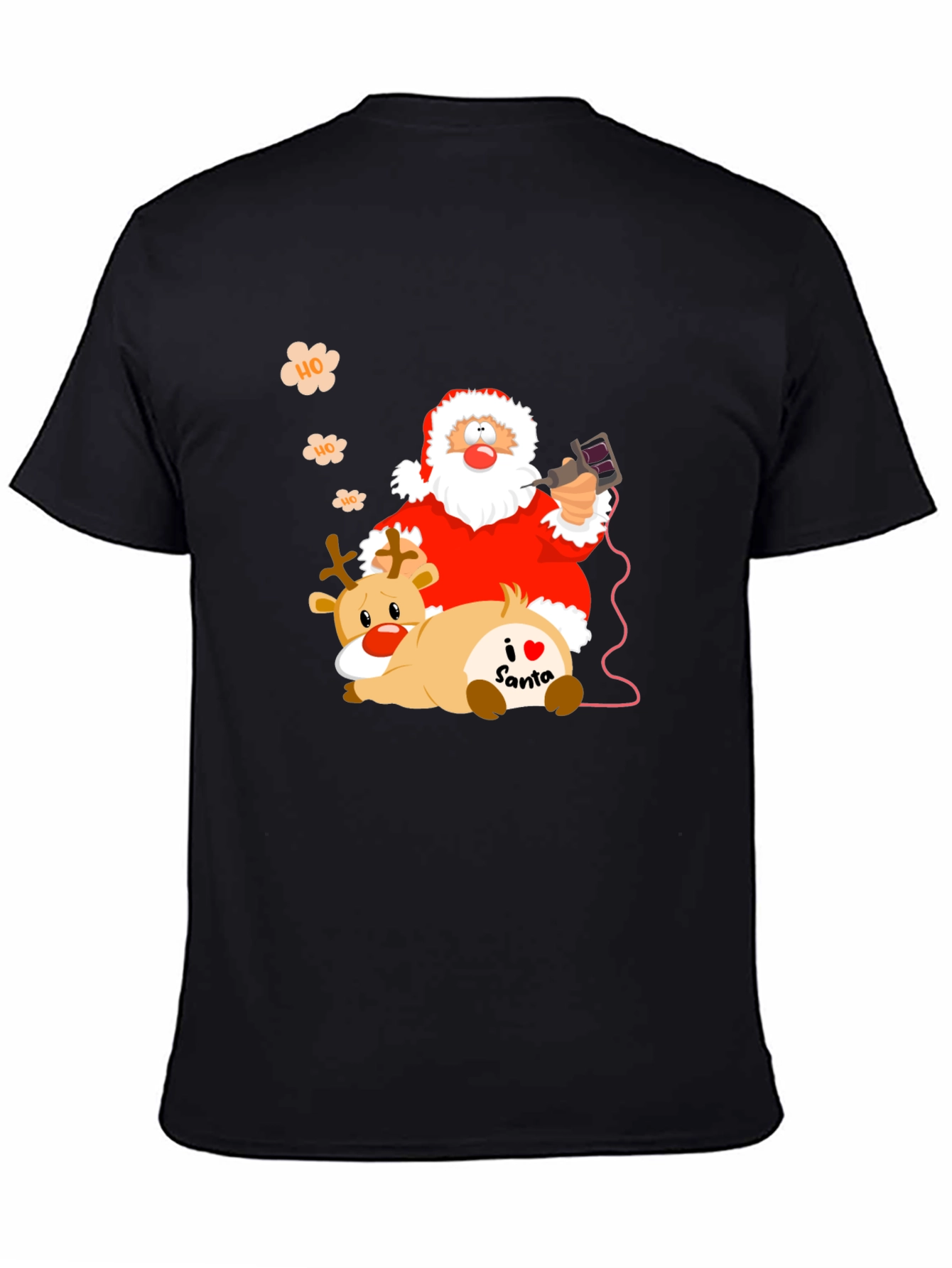 Santa Claus Tattoo Artist Graphic Tee