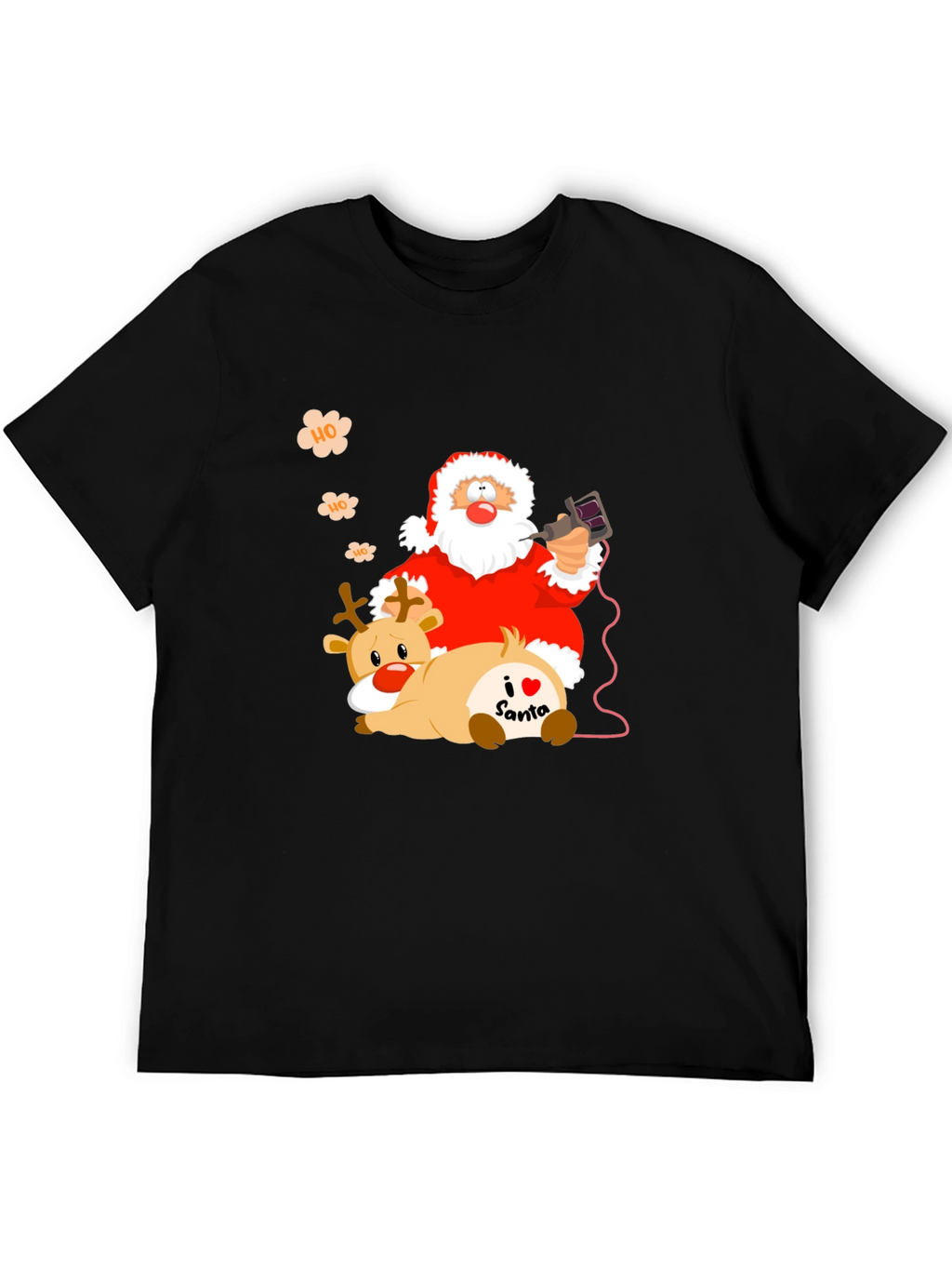 Santa Claus Tattoo Artist Graphic Tee