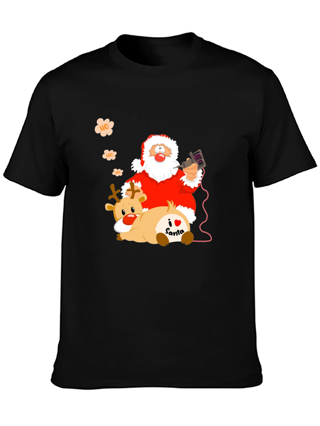 Santa Claus Tattoo Artist Graphic Tee