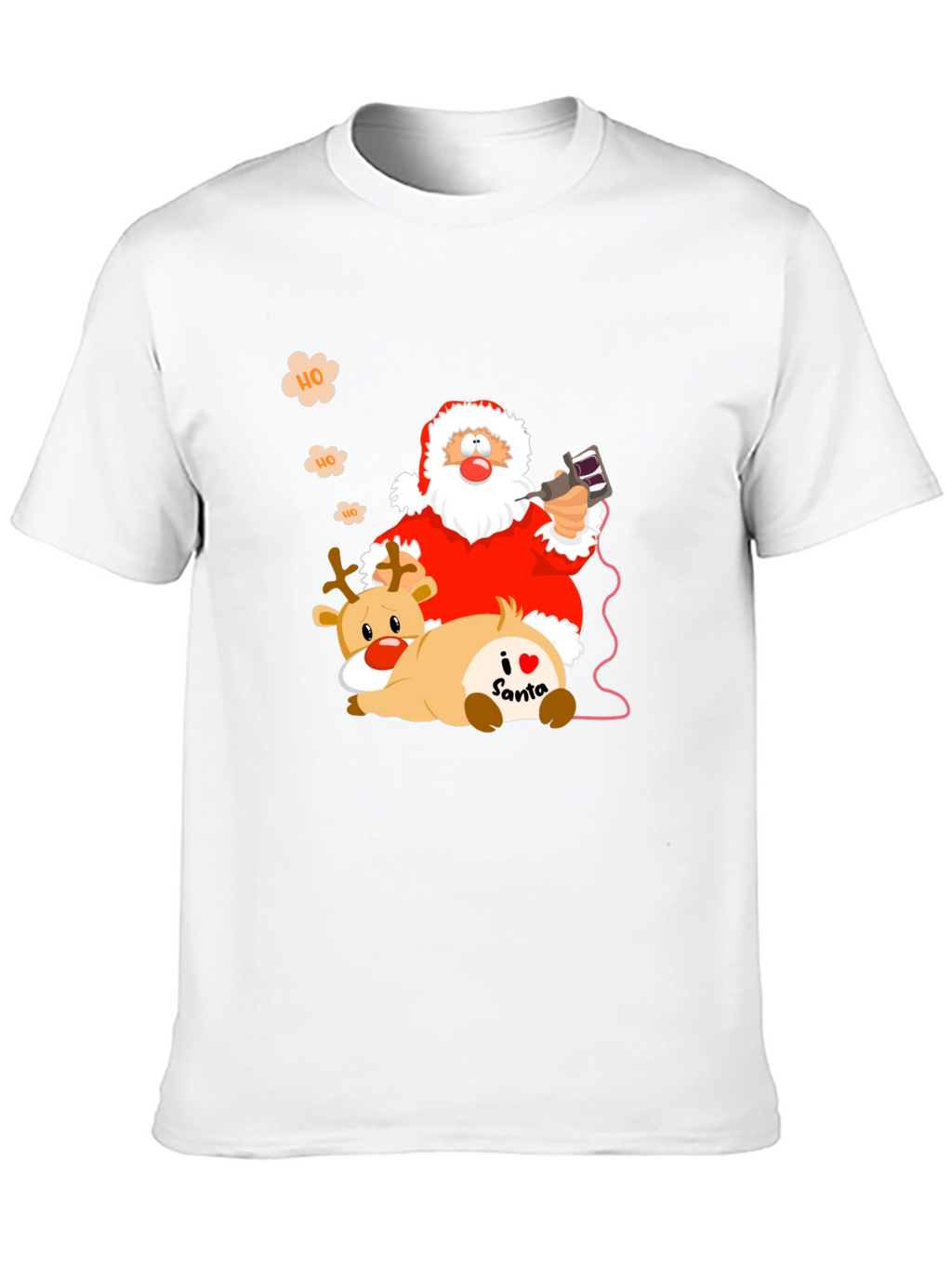 Santa Claus Tattoo Artist Graphic Tee
