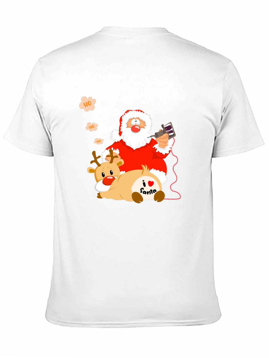Santa Claus Tattoo Artist Graphic Tee