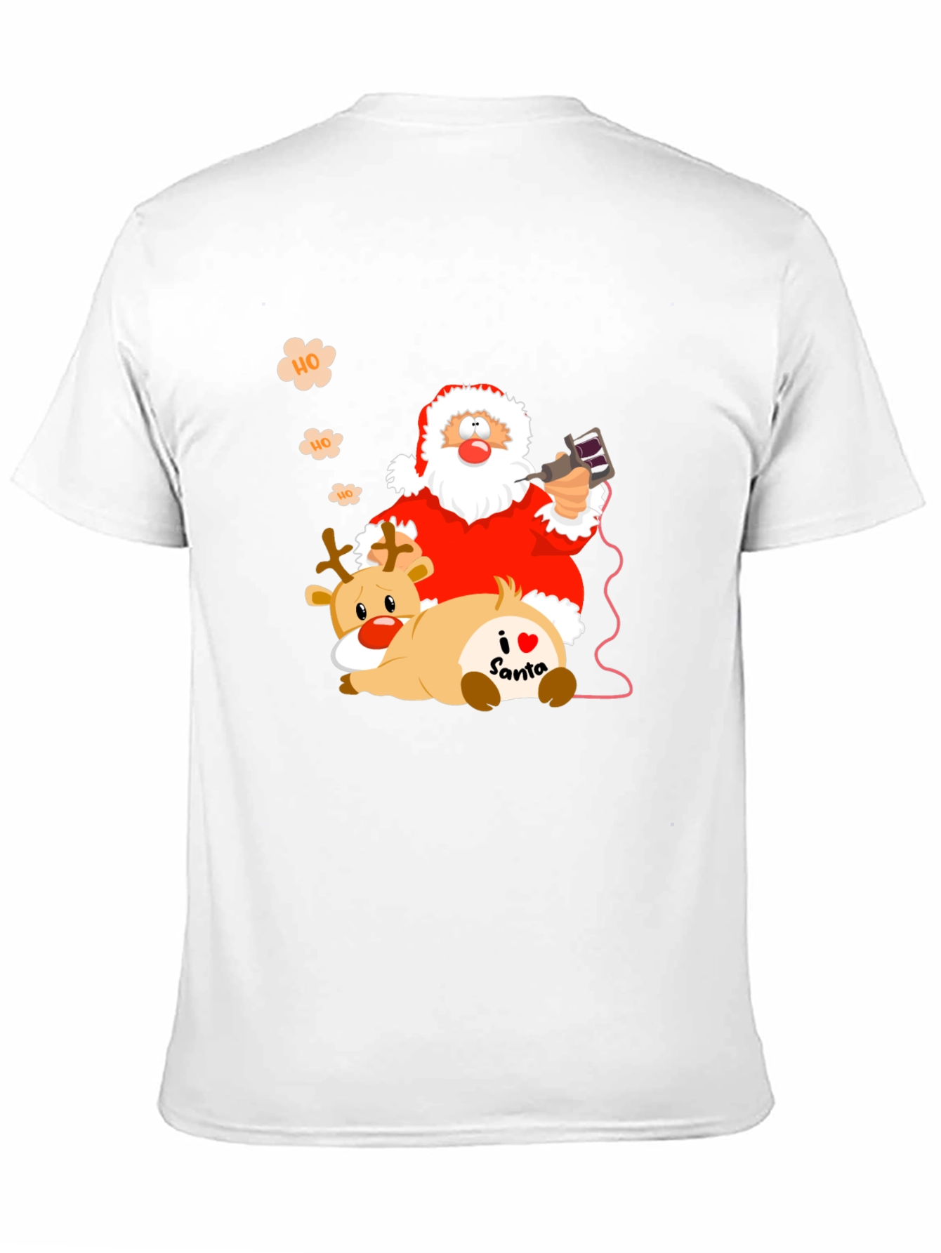 Santa Claus Tattoo Artist Graphic Tee