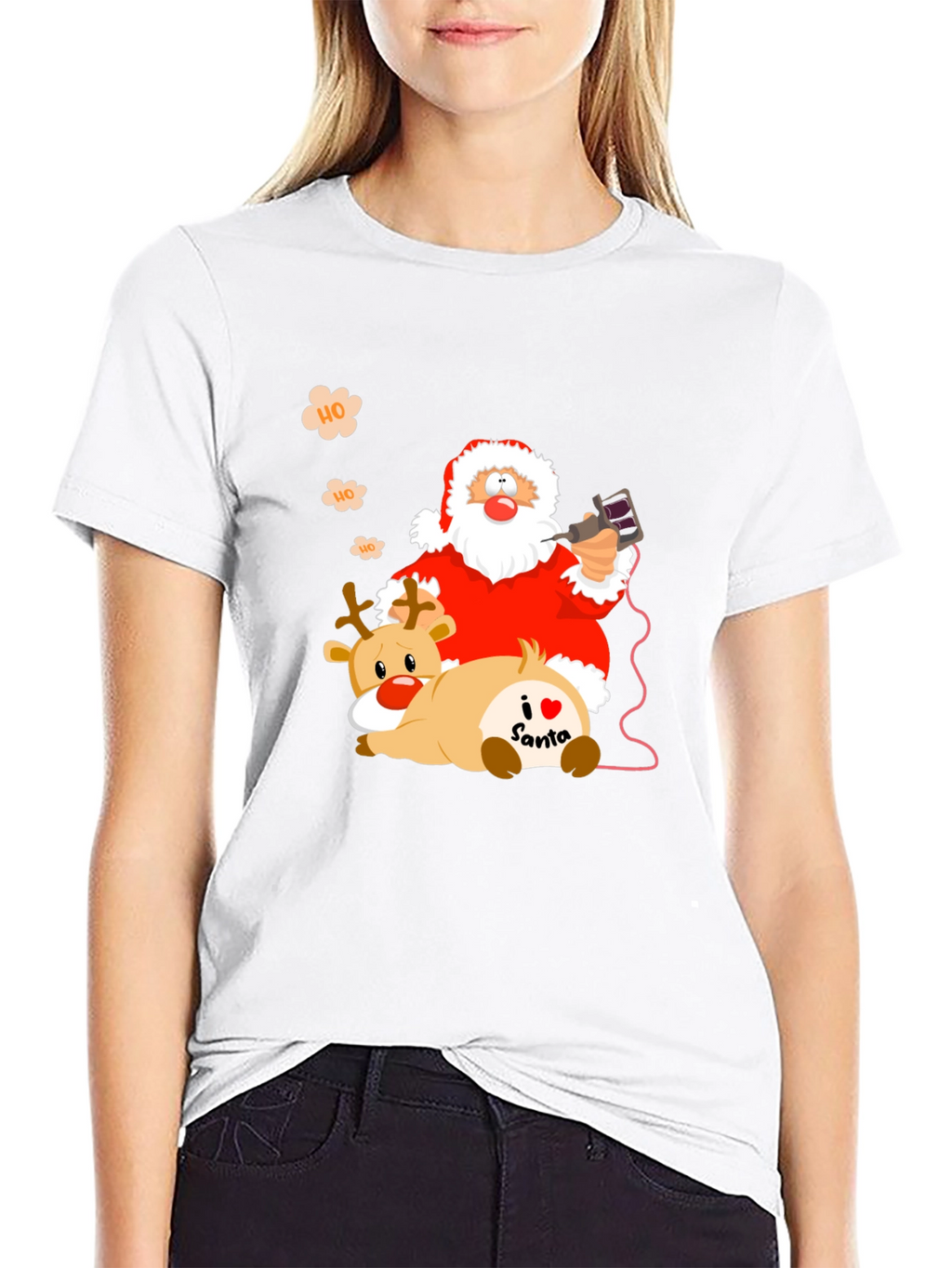 Santa Claus Tattoo Artist Graphic Tee