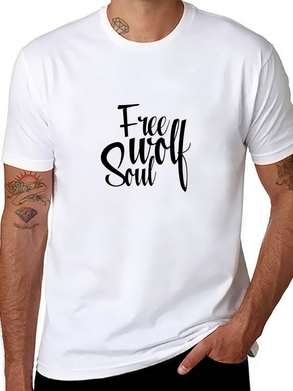 Free Soul Graphic Black T-Shirt