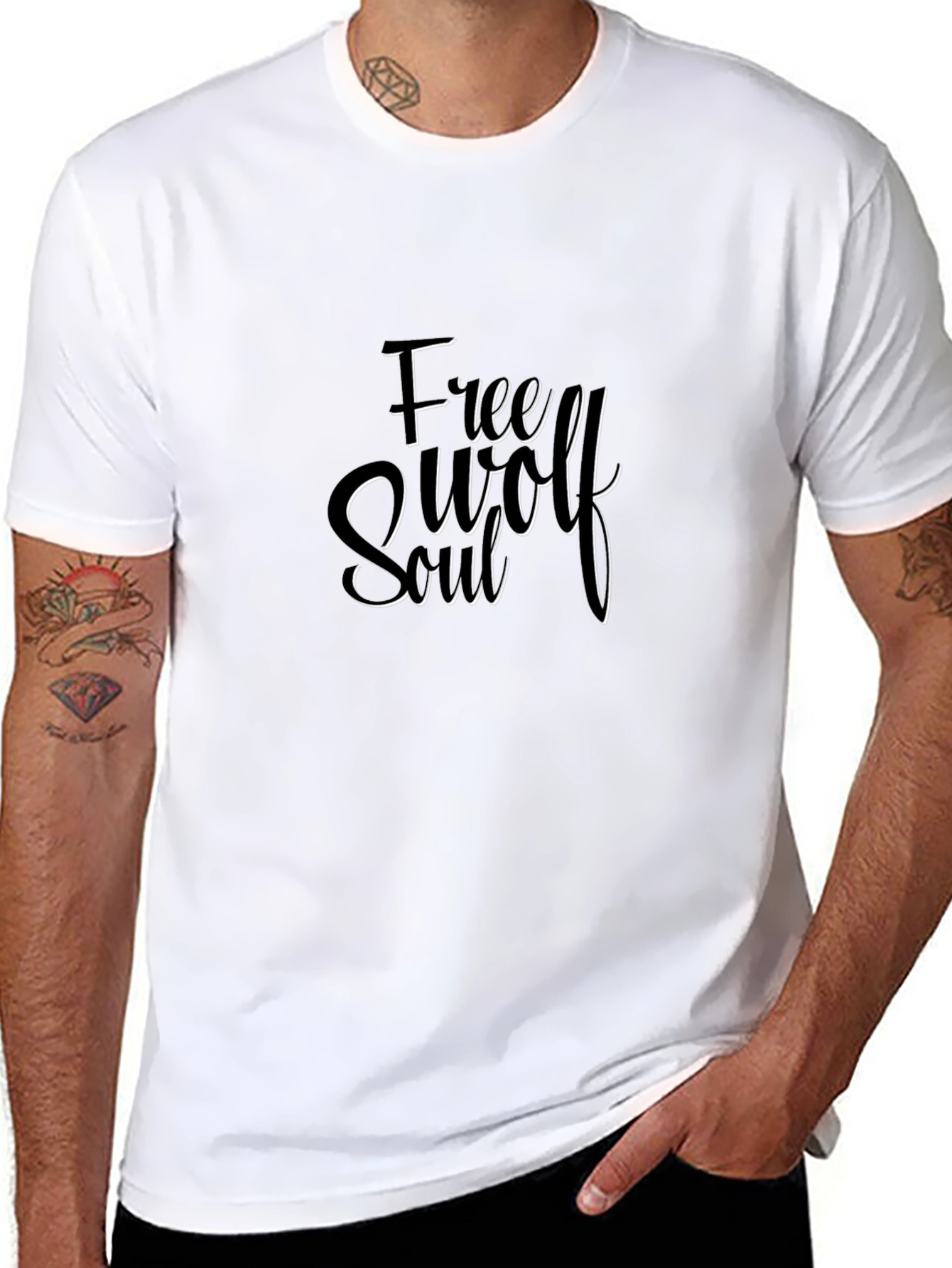 Free Soul Graphic Black T-Shirt