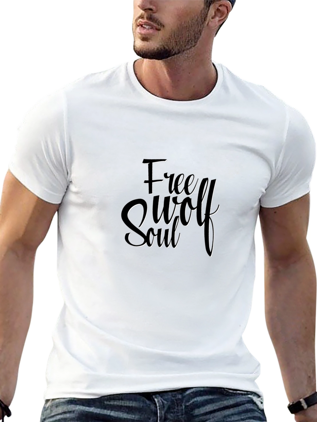 Free Soul Graphic Black T-Shirt