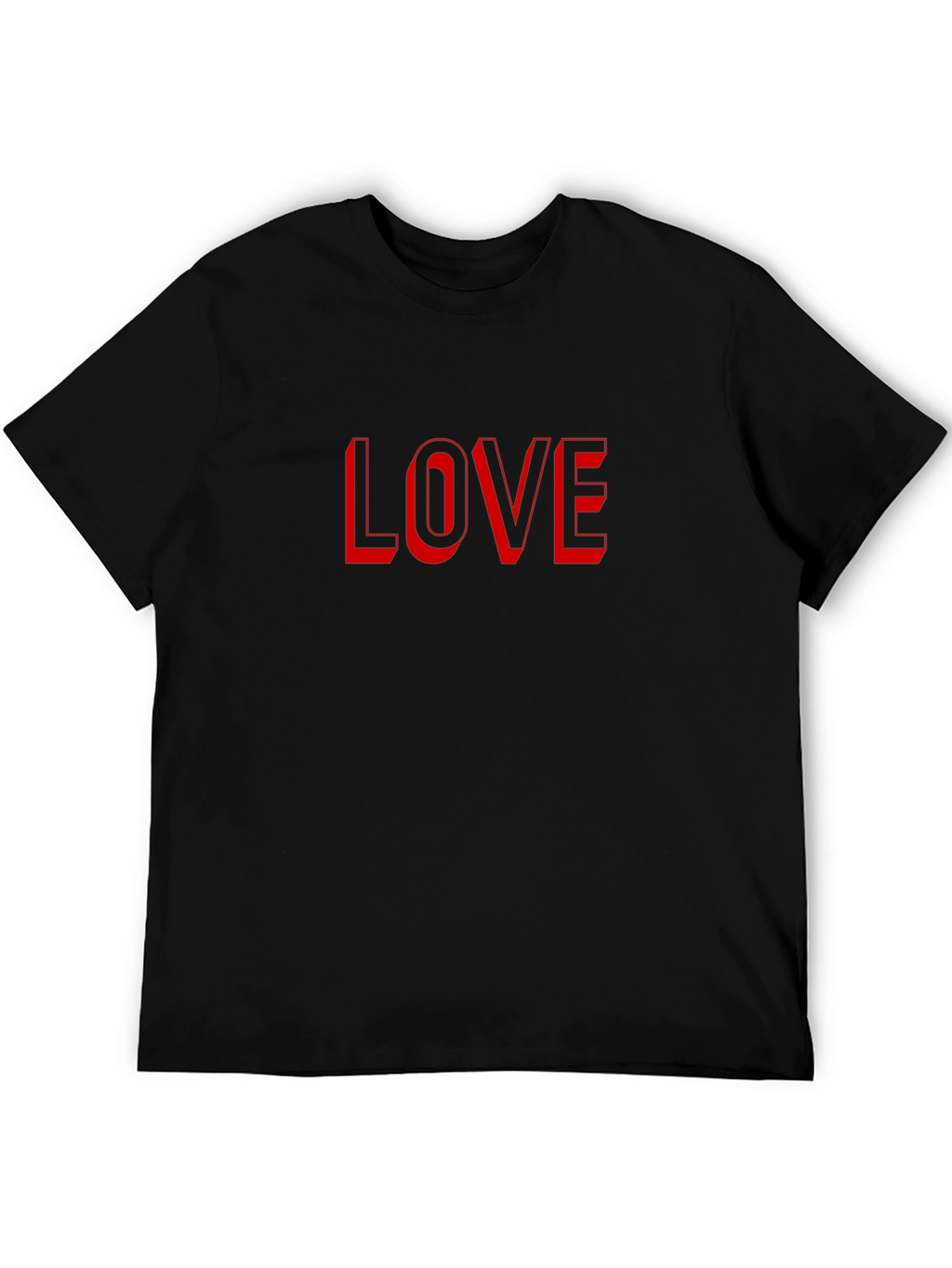 Love Graphic Tee - Stylish Red Print