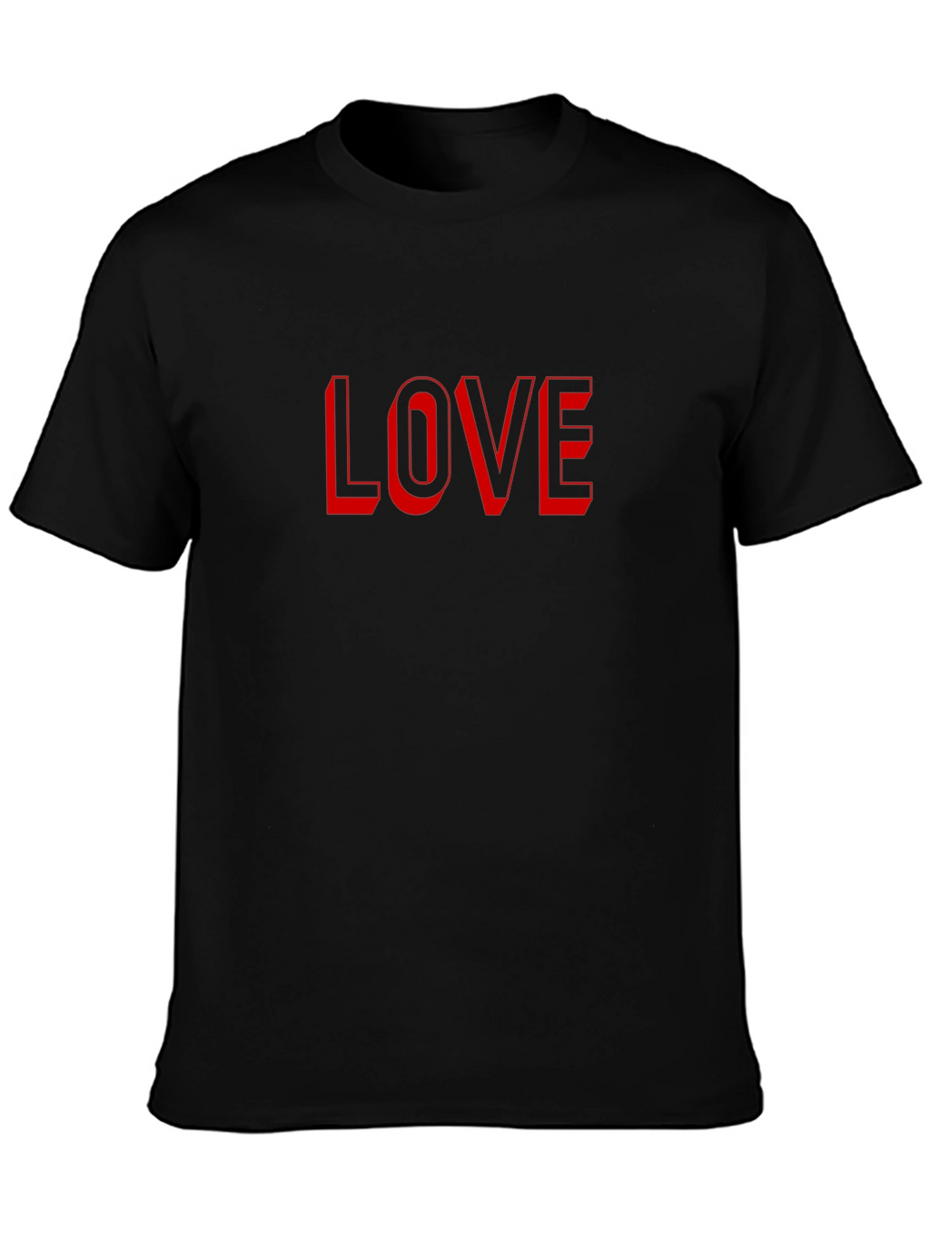 Love Graphic Tee - Stylish Red Print