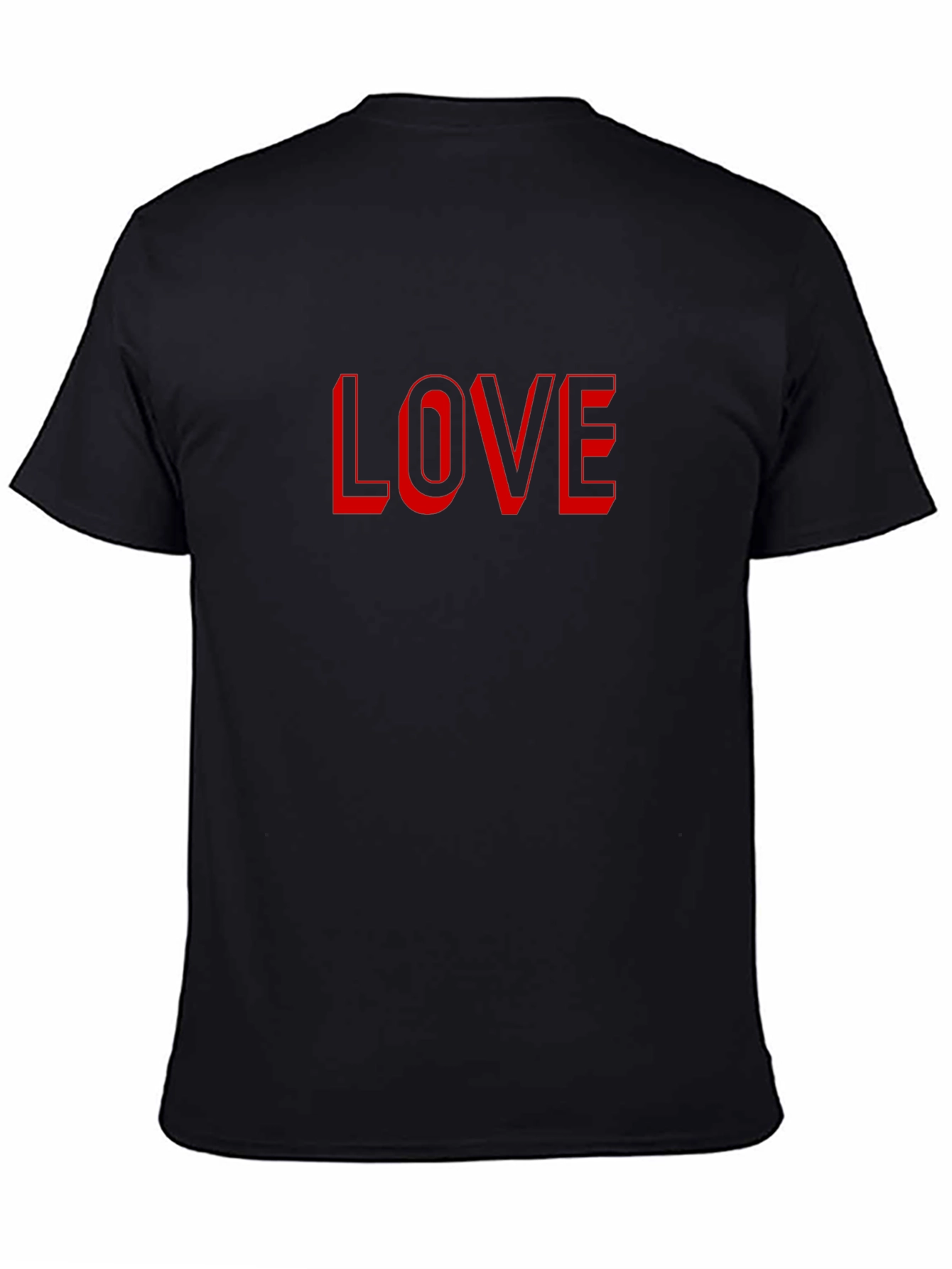 Love Graphic Tee - Stylish Red Print