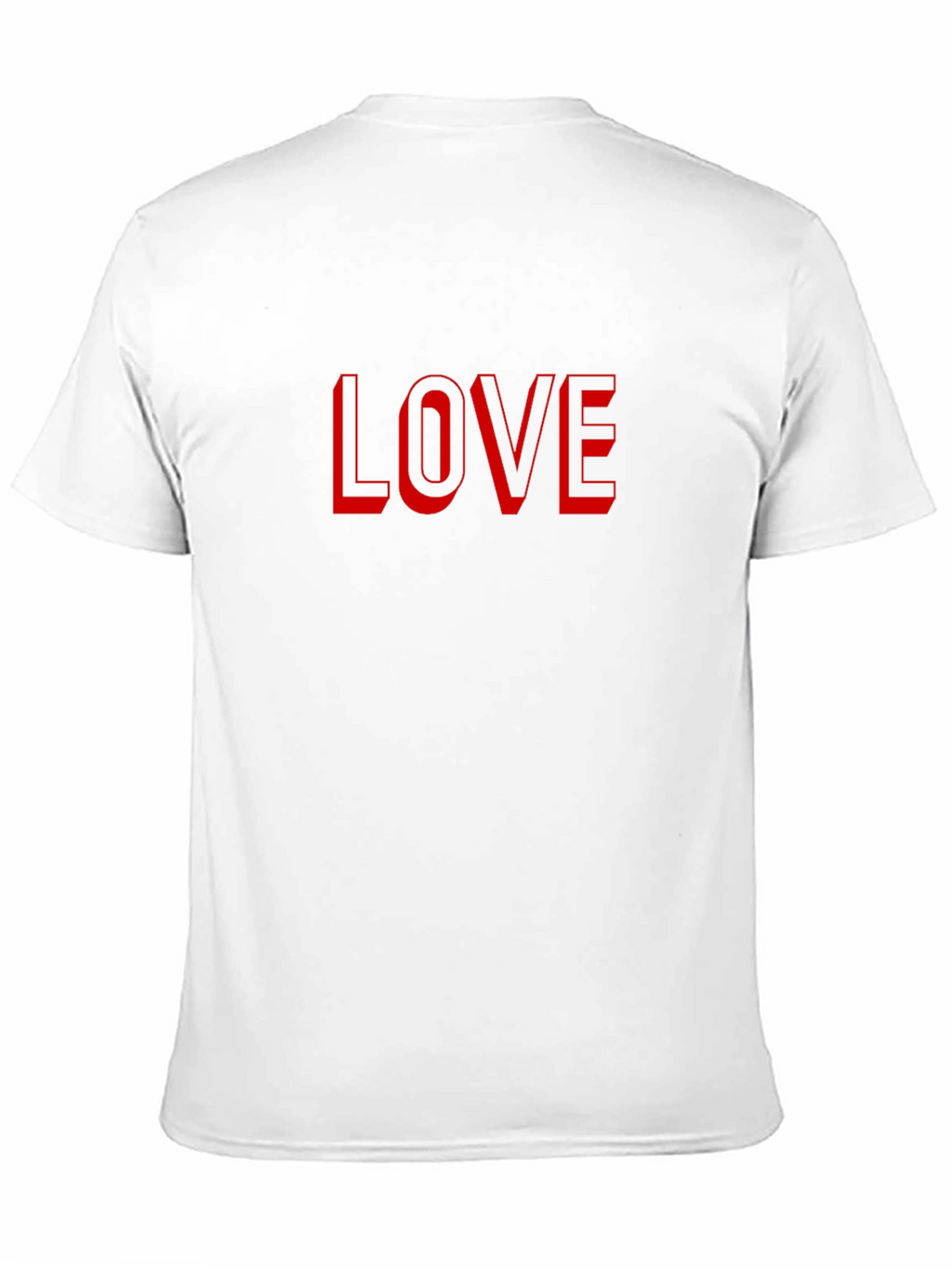 Love Graphic Tee - Stylish Red Print
