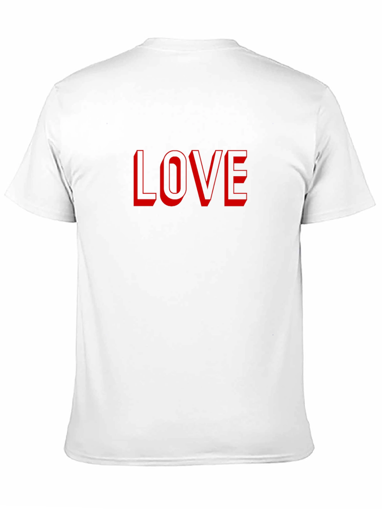 Love Graphic Tee - Stylish Red Print