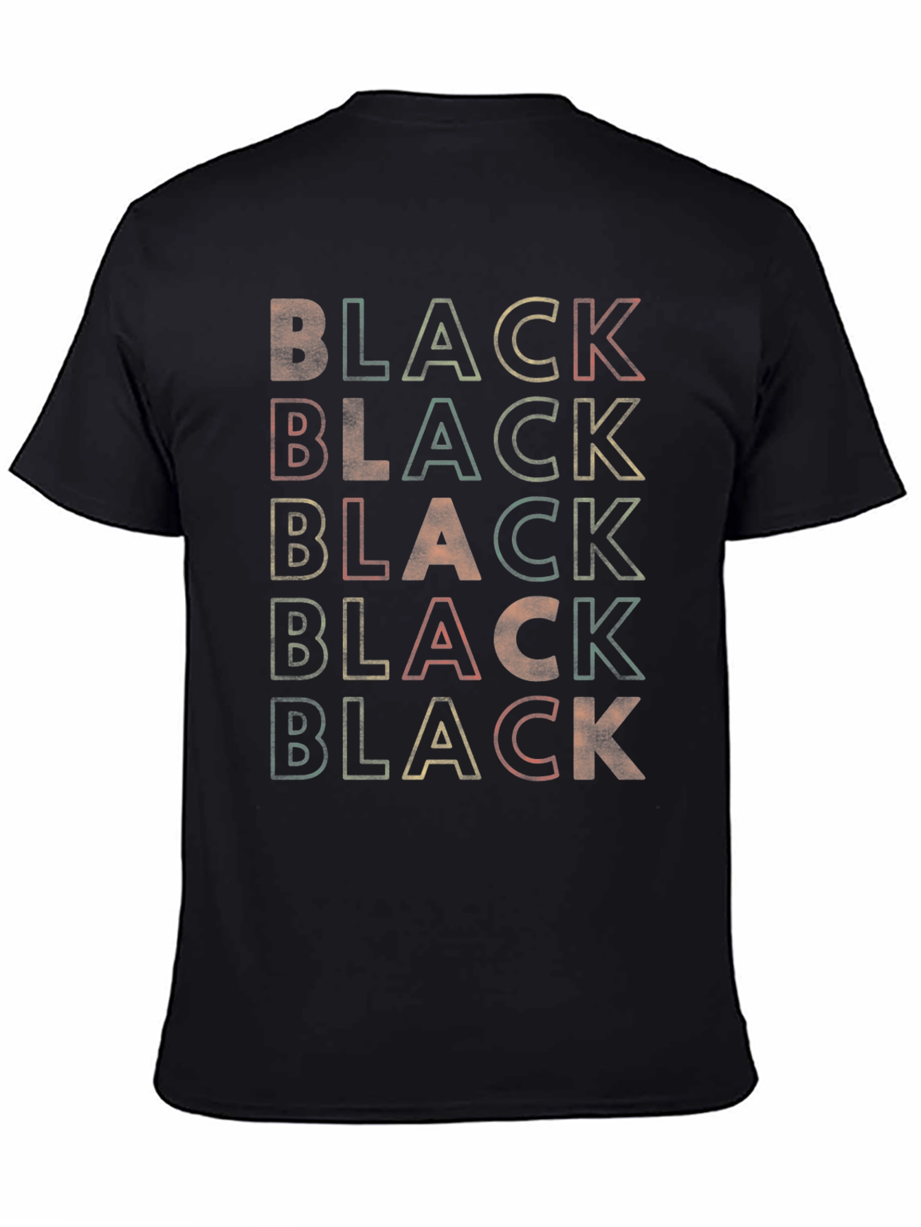 Retro Black Graphic Tee - Vintage Style T-Shirt