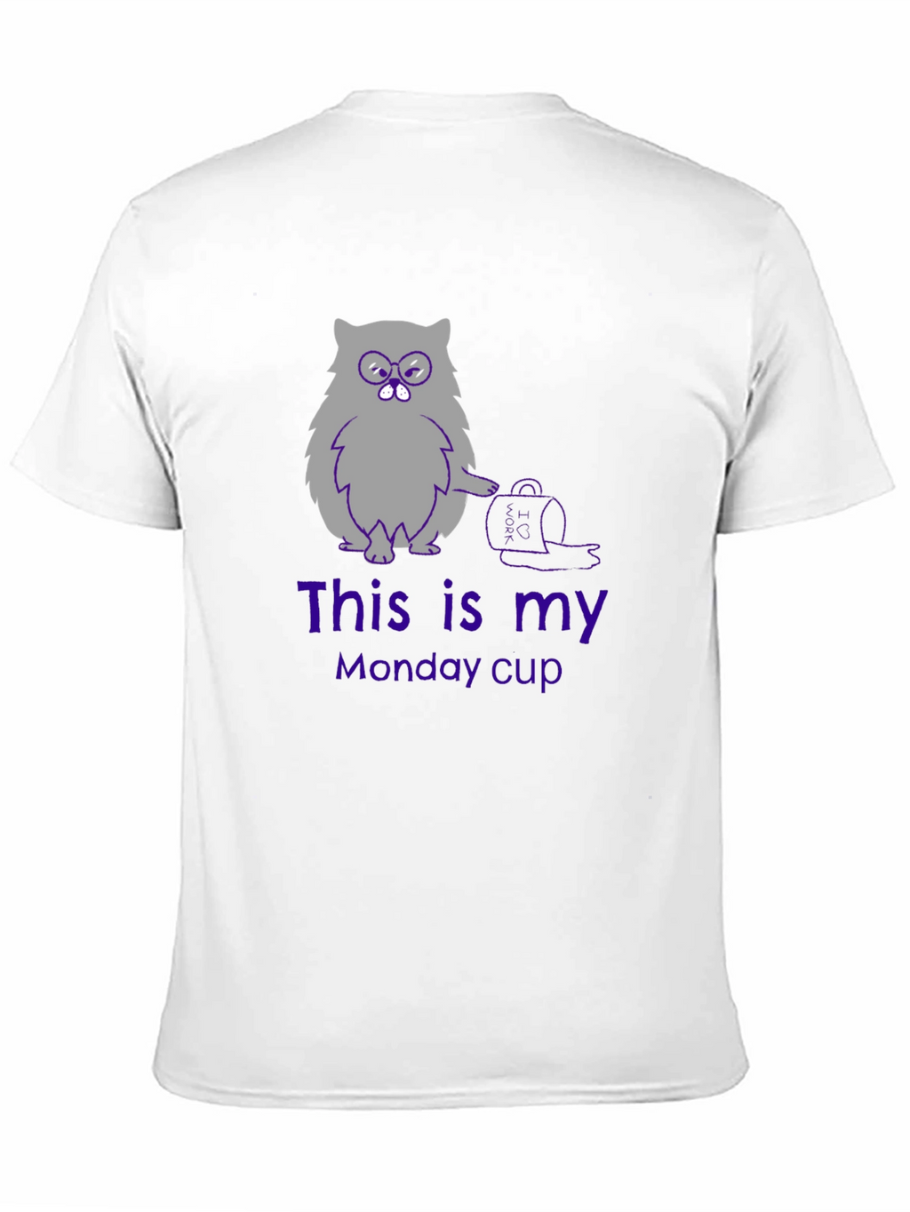Funny Cat Monday Cup T-Shirt