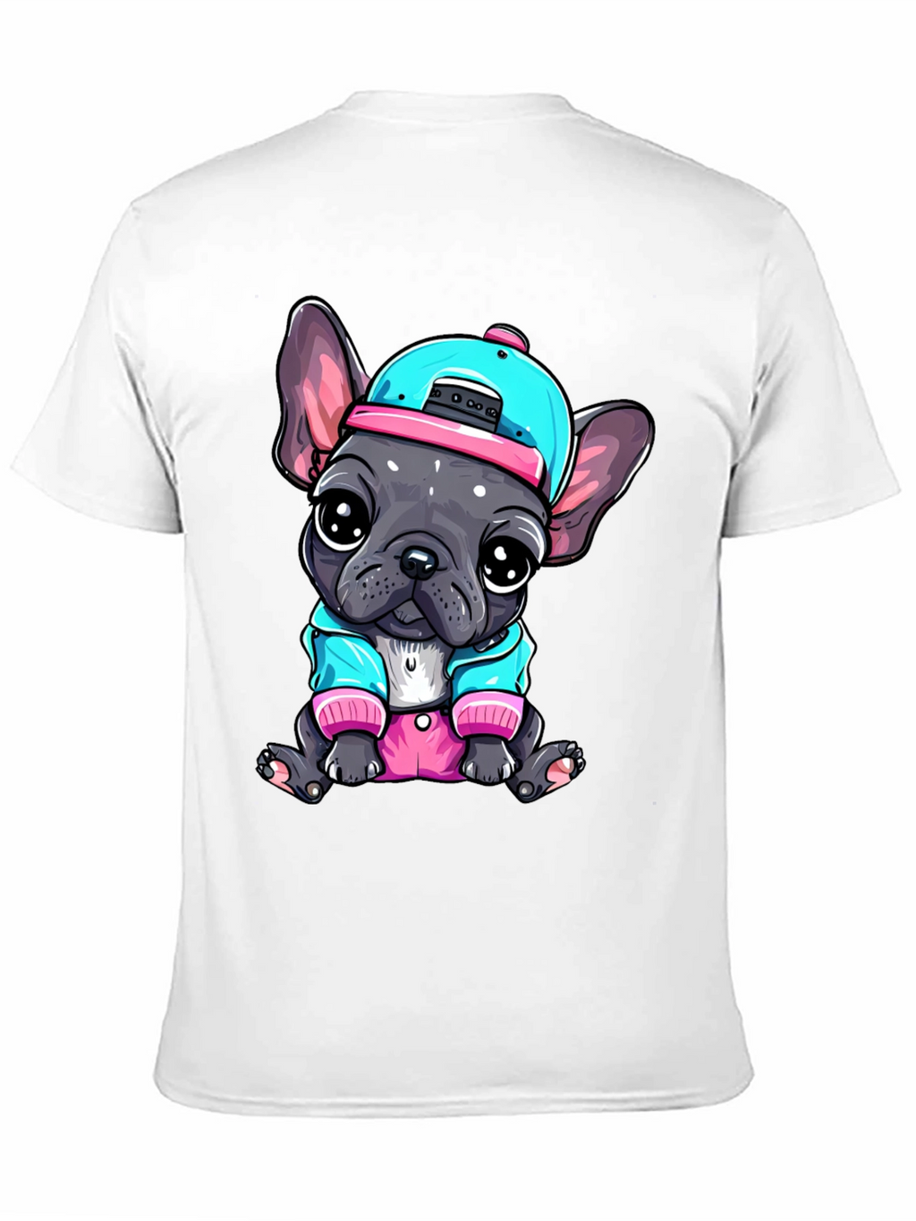 Cool Bulldog Pup Graphic Tee