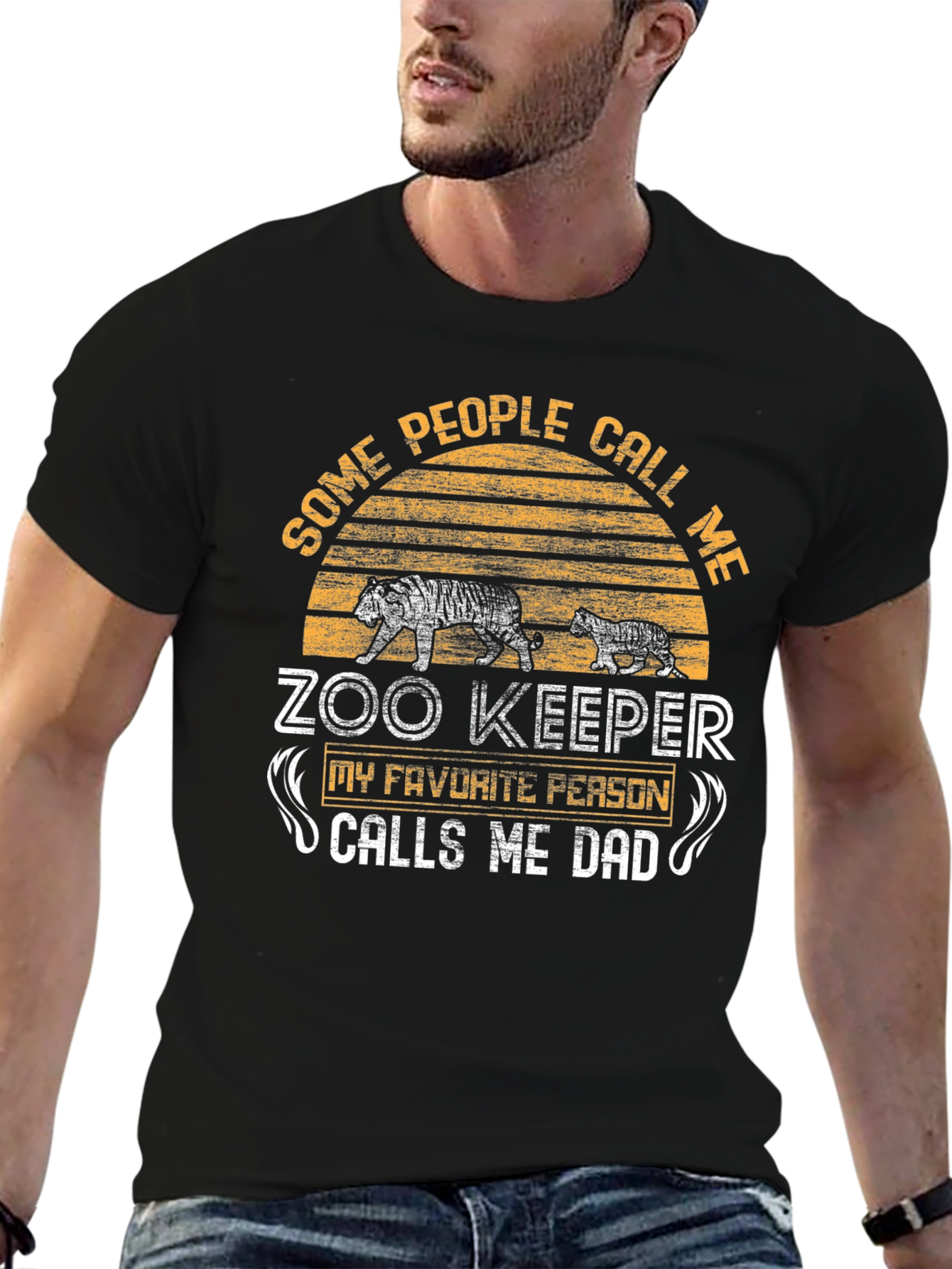 Zoo Keeper Dad T-Shirt - Funny Animal Lover Tee