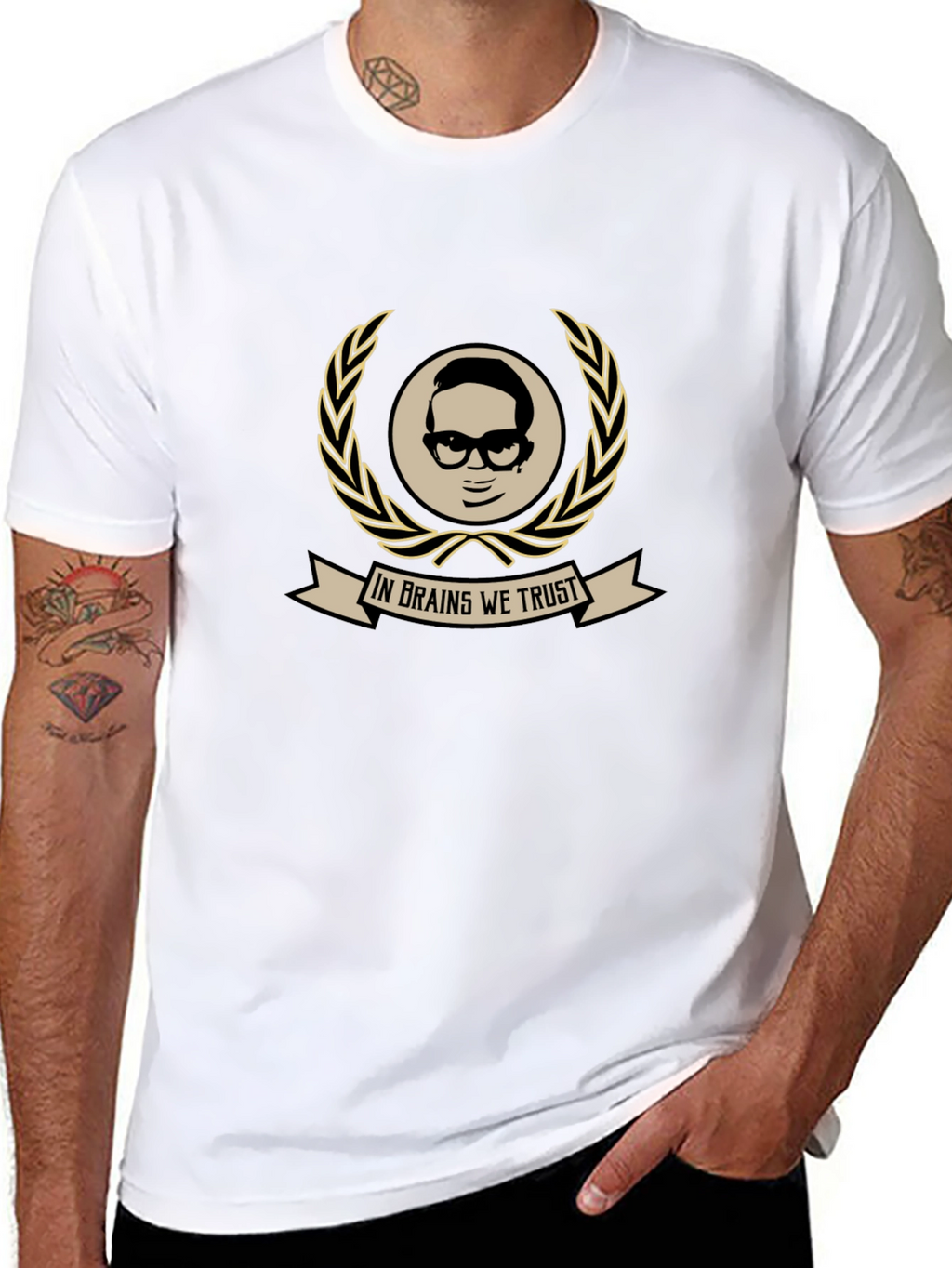 In Brains We Trust Graphic T-Shirt