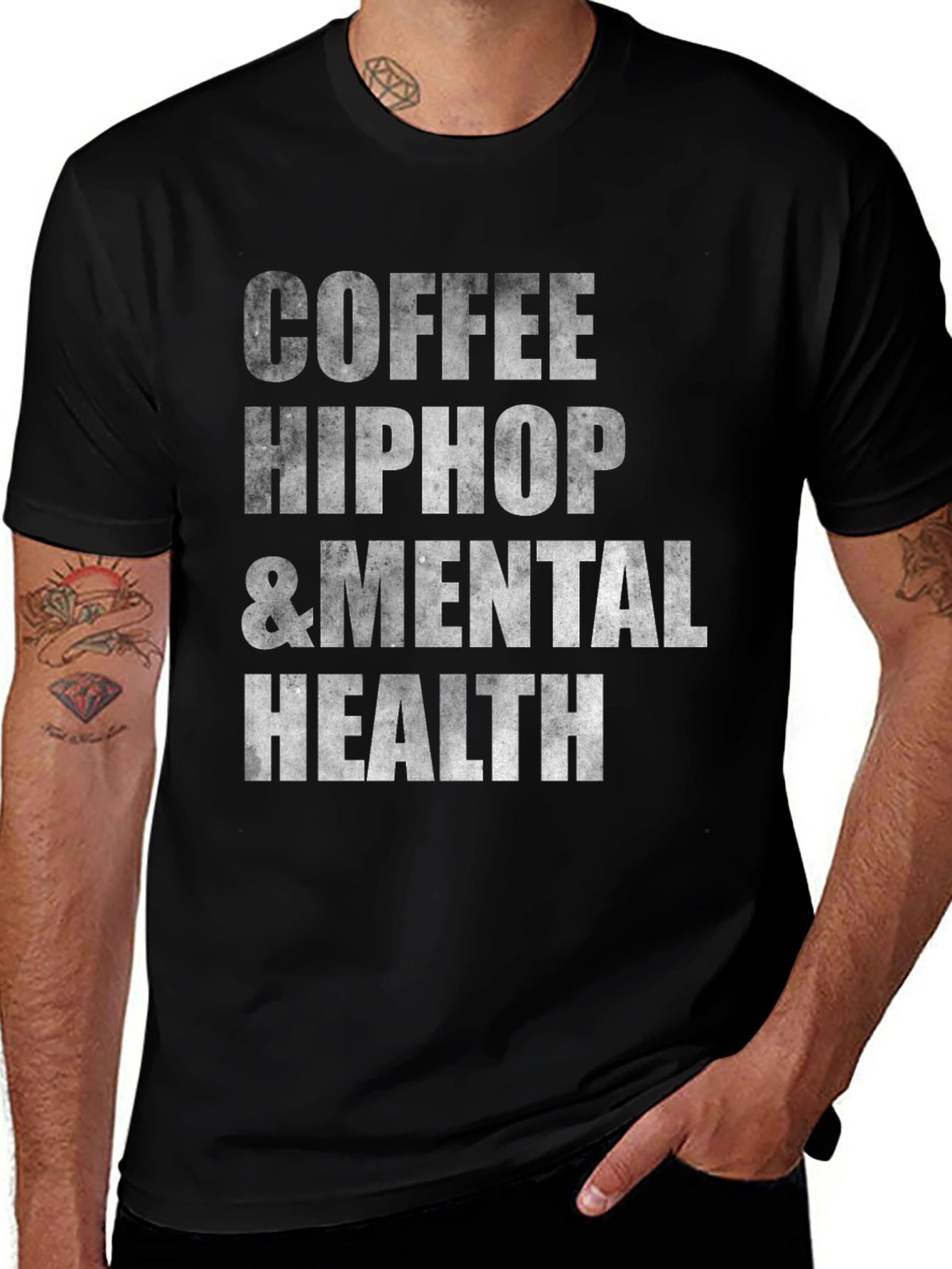 Coffee Hip Hop & Mental Health Graphic Tee