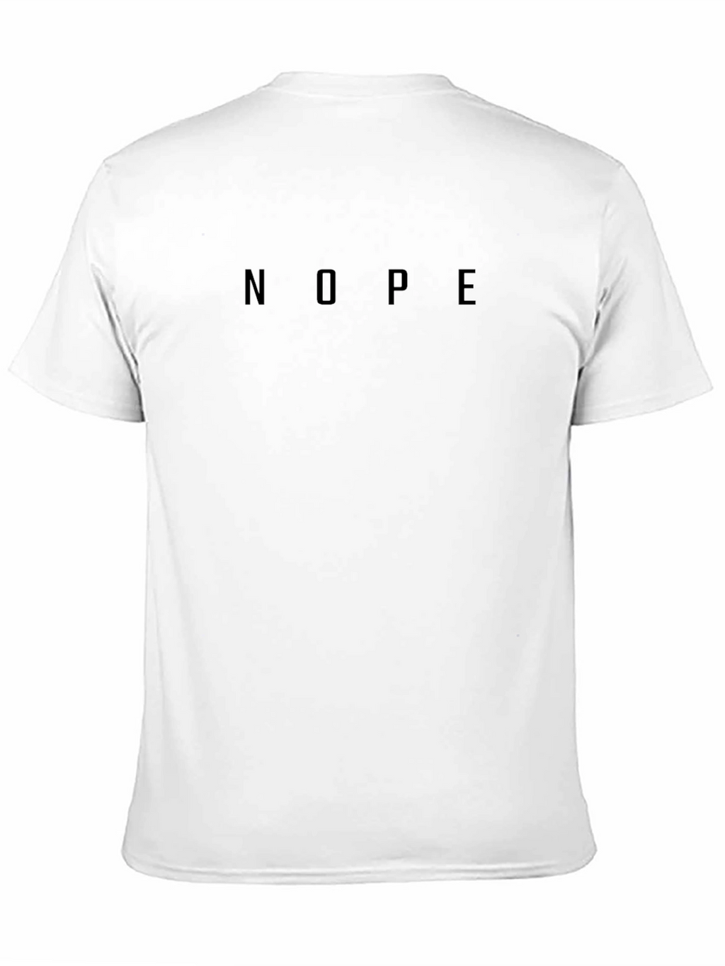 Nope Graphic Tee - Minimalist Black T-Shirt