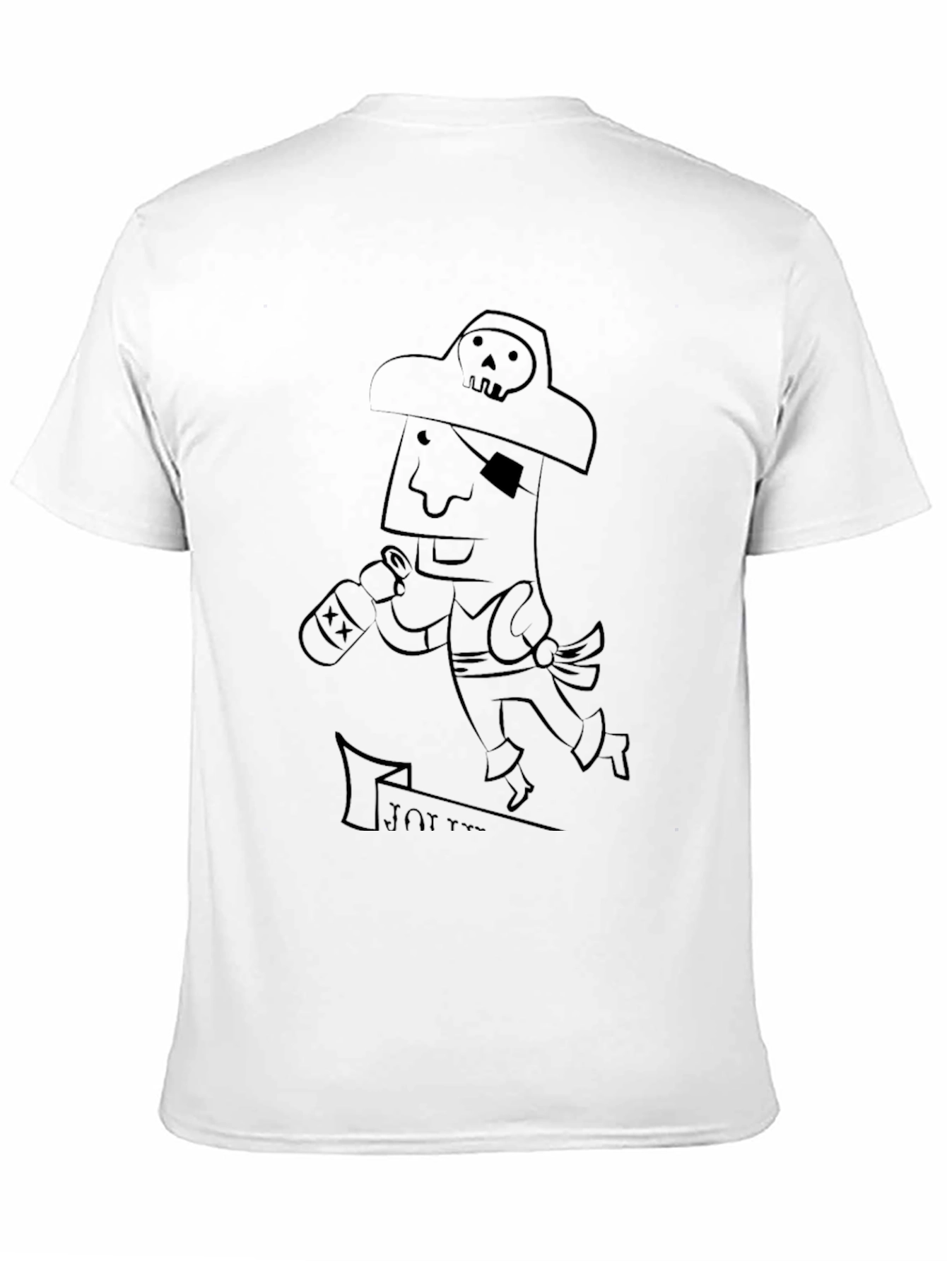 Pirate Cartoon Graphic T-Shirt