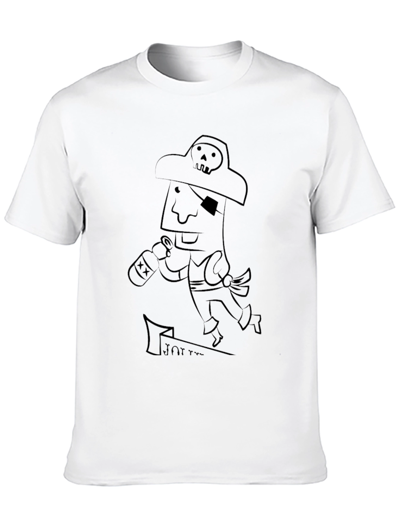 Pirate Cartoon Graphic T-Shirt