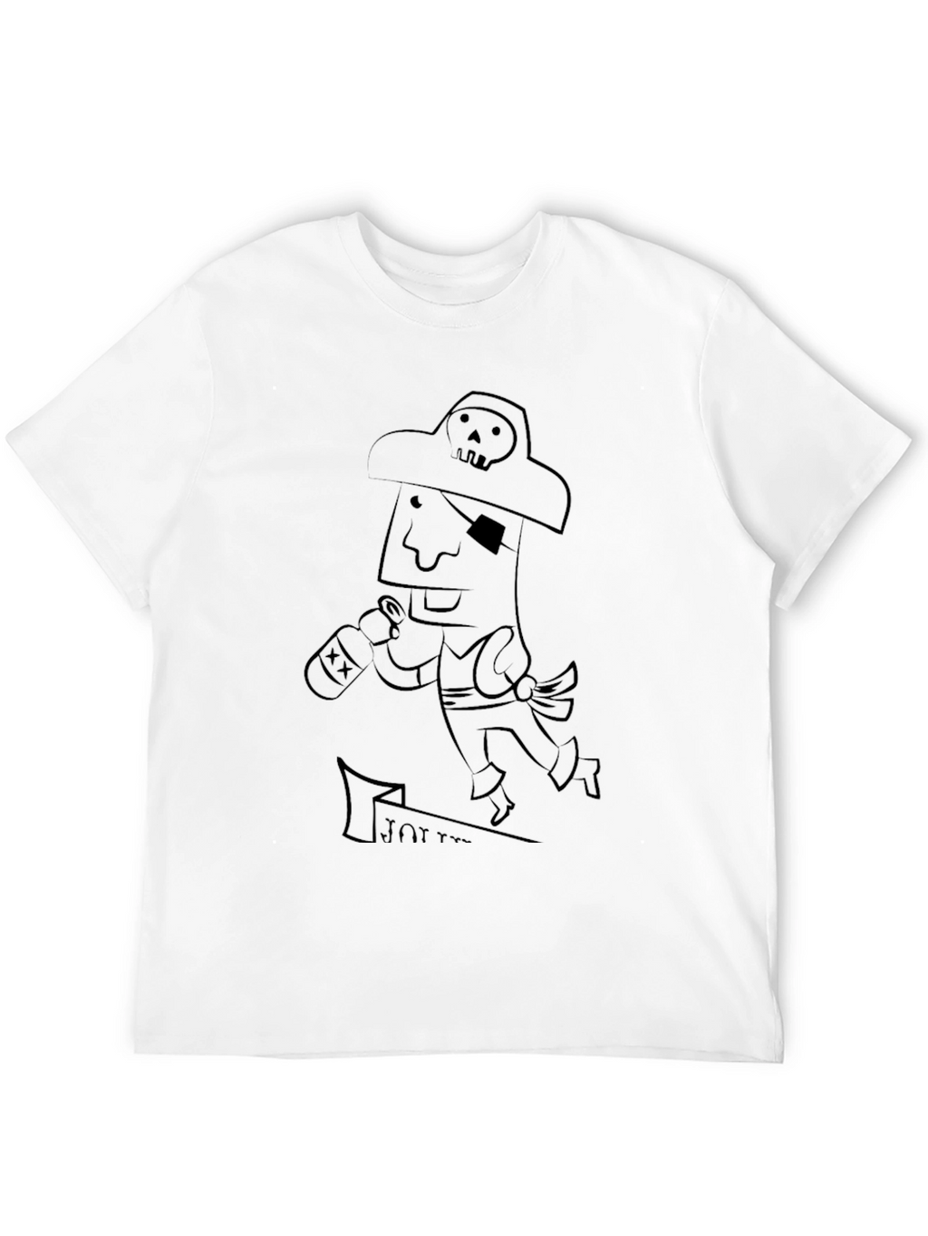 Pirate Cartoon Graphic T-Shirt