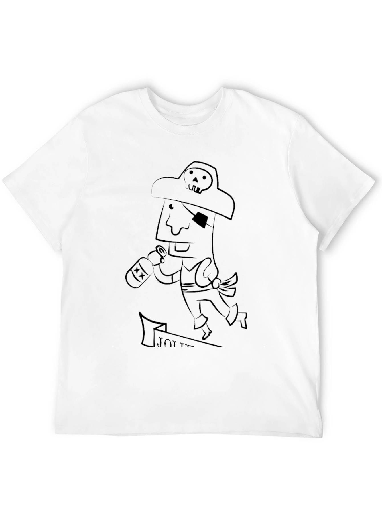 Pirate Cartoon Graphic T-Shirt