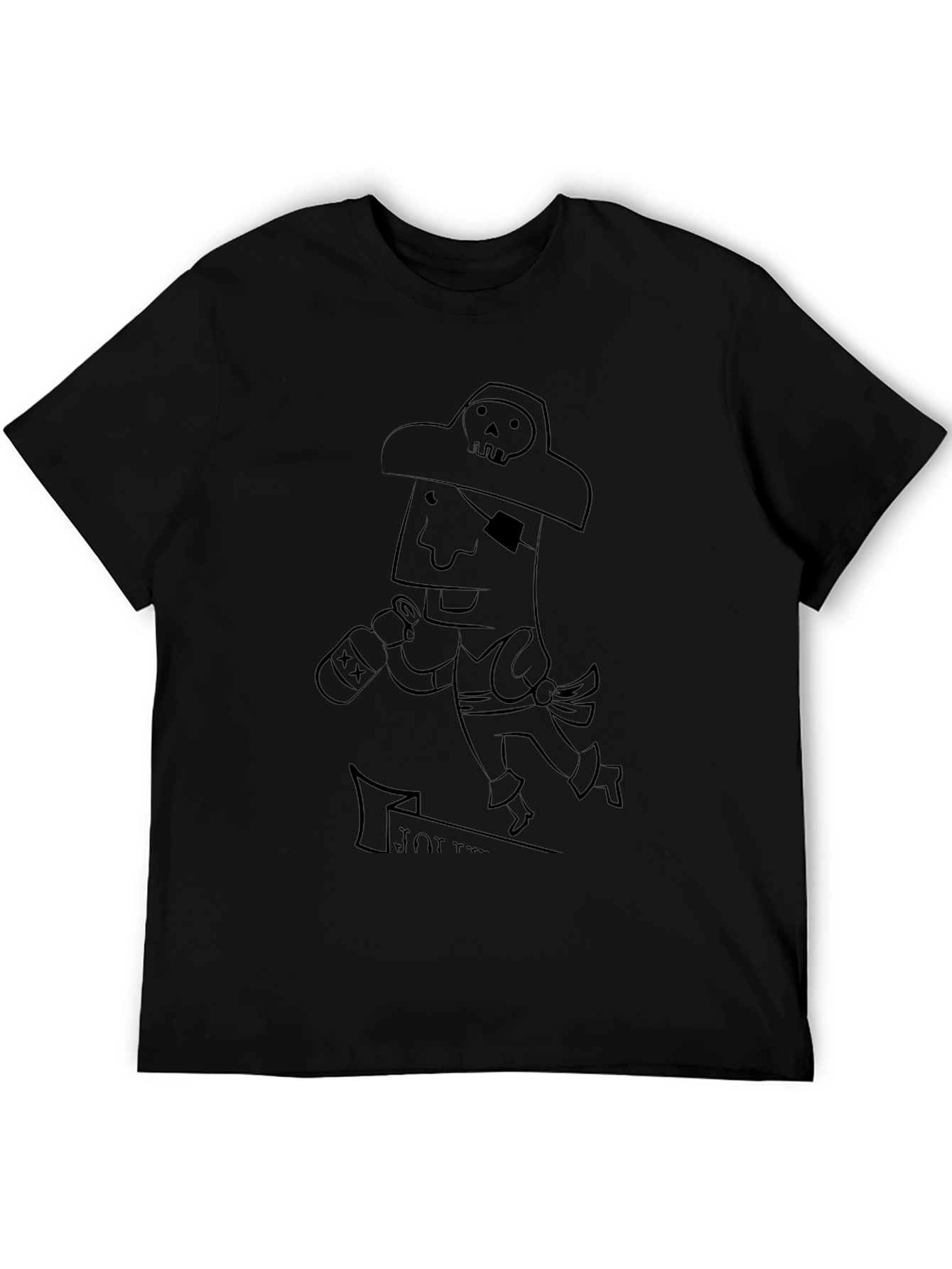 Pirate Cartoon Graphic T-Shirt