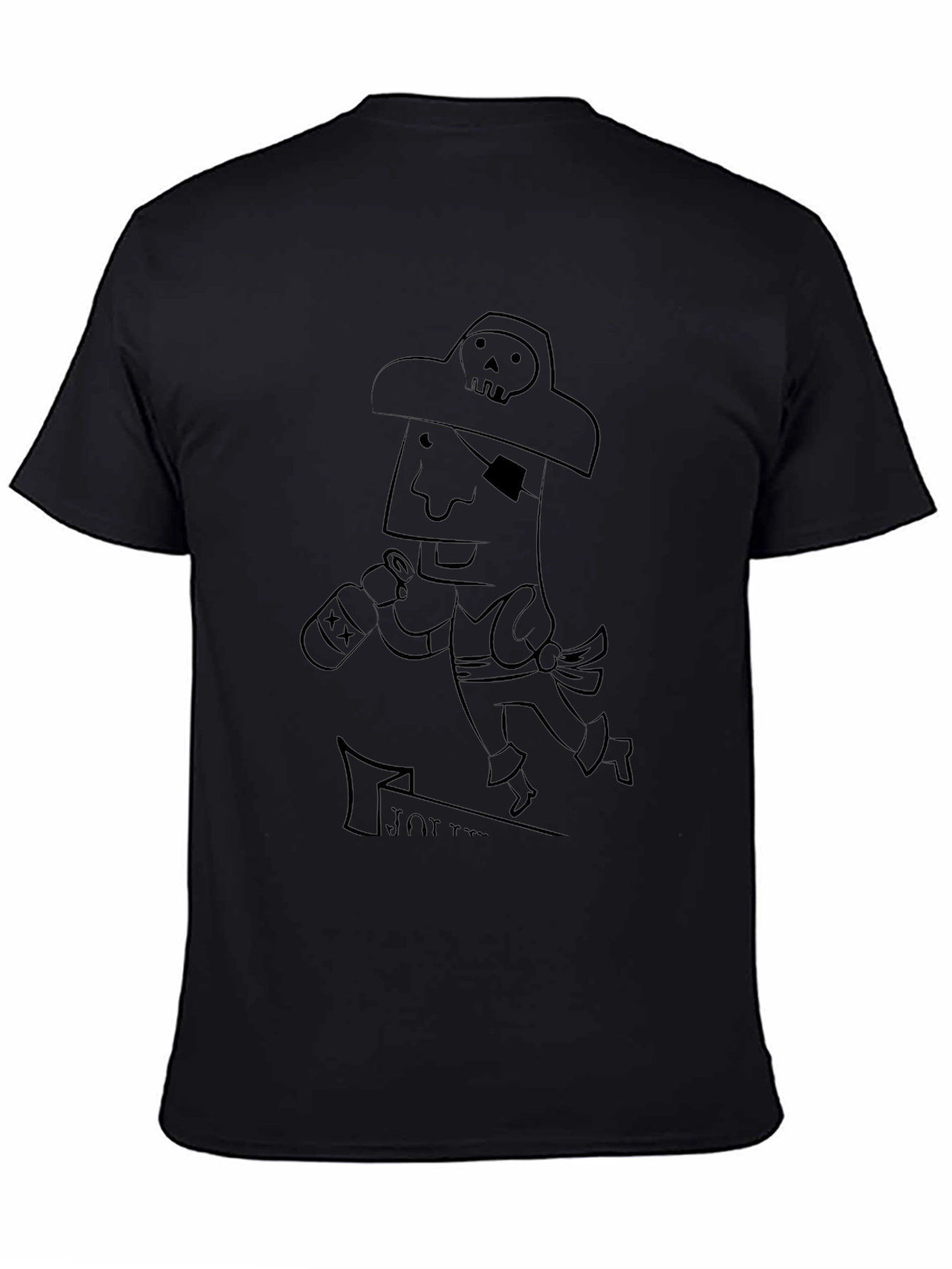 Pirate Cartoon Graphic T-Shirt
