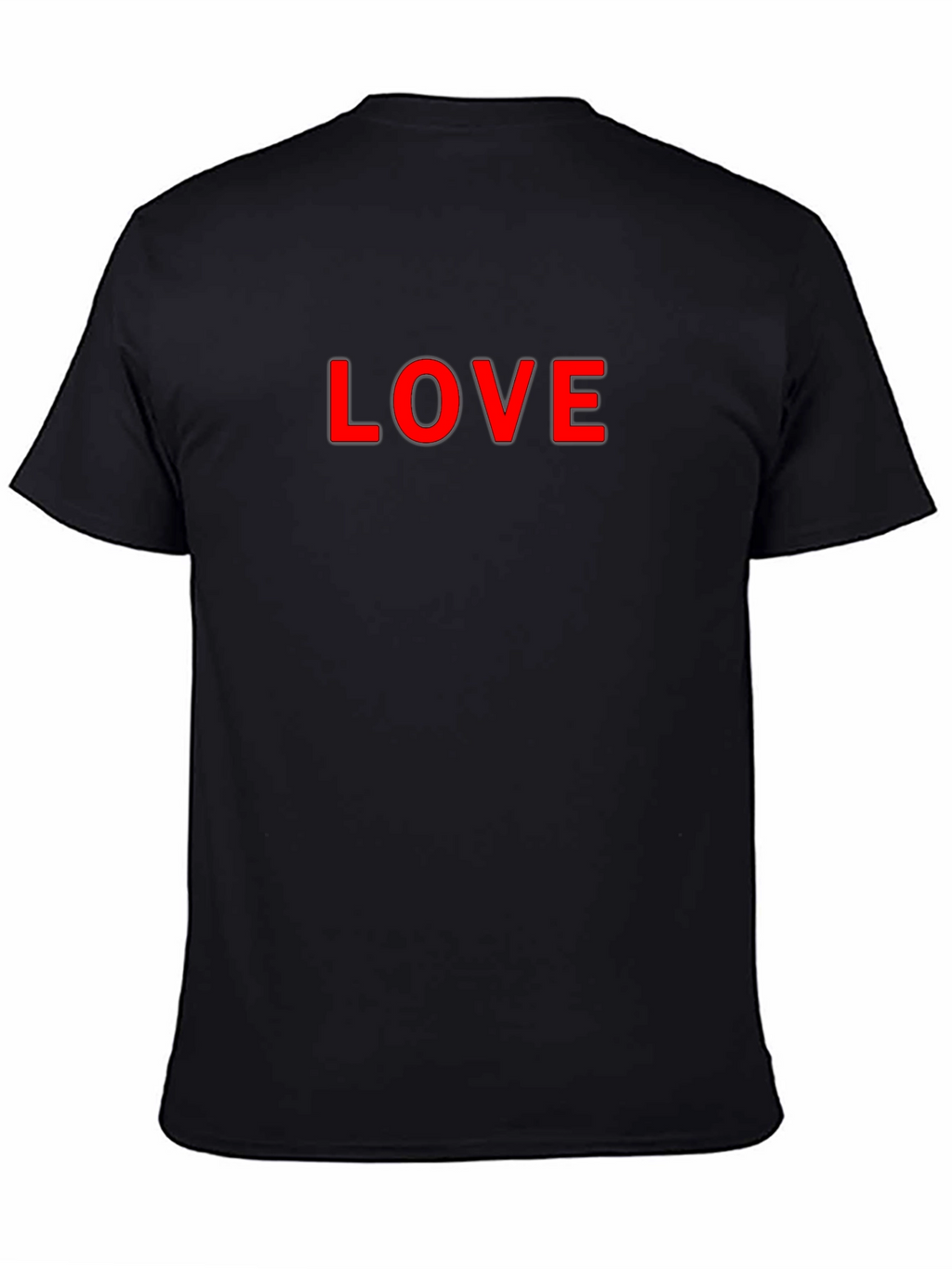 LOVE Graphic T-Shirt - Mens Black Tee