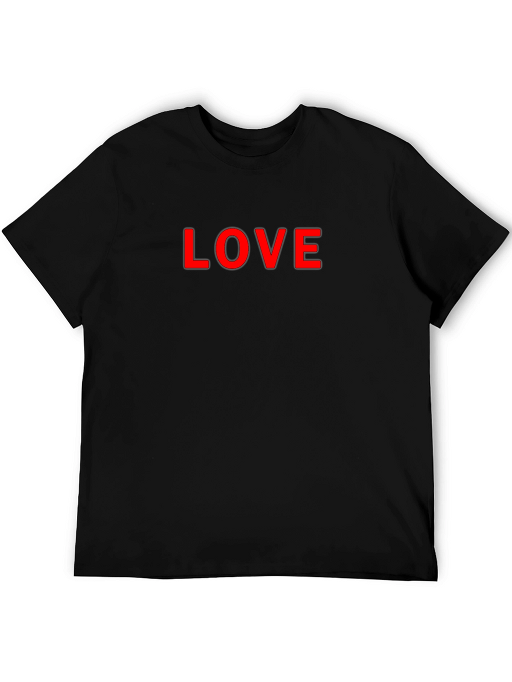 LOVE Graphic T-Shirt - Mens Black Tee