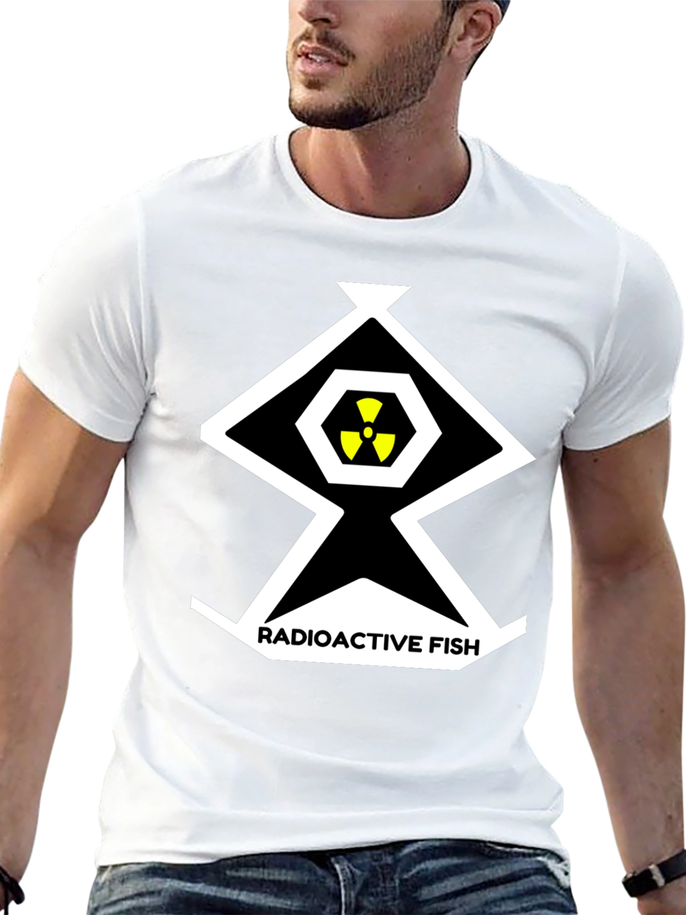 Radioactive Fish T-Shirt - Nuclear Graphic Tee